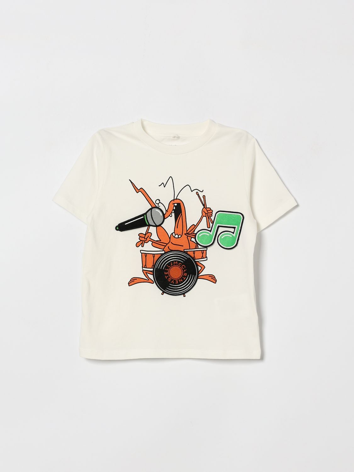STELLA MCCARTNEY KIDS bedrucktes Baumwoll-T-Shirt mit Patch