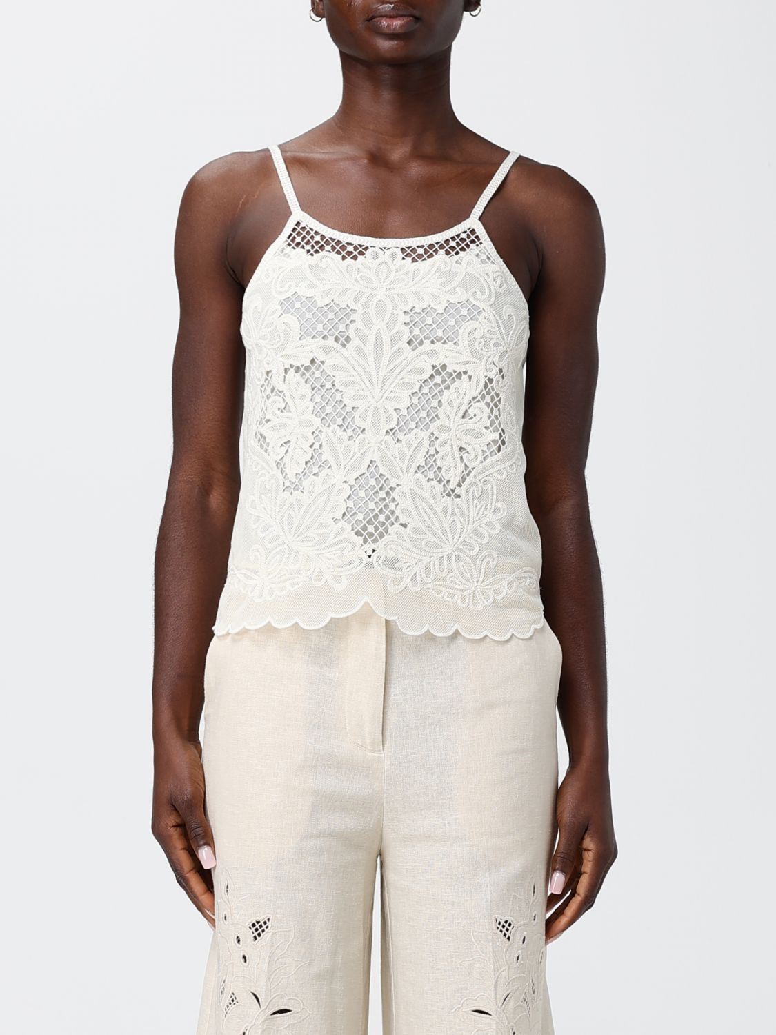 Twinset Macramé Top · 42