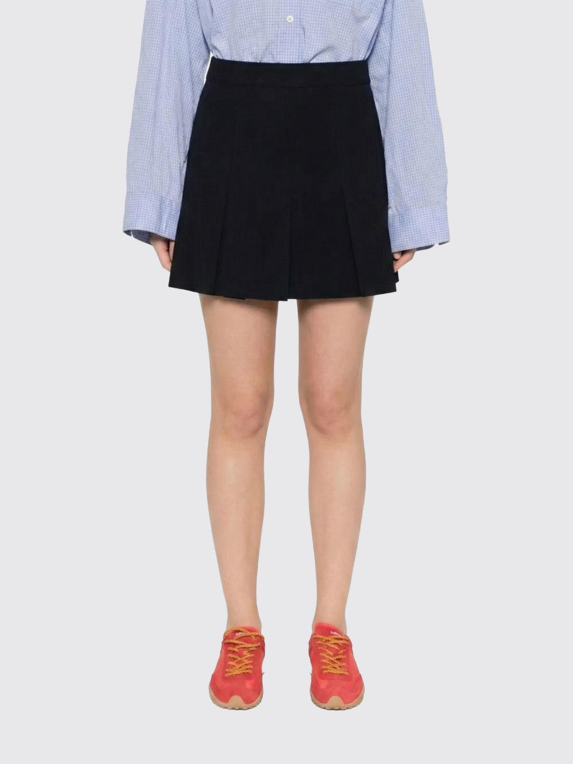 Apc Skirt A. P.c. Woman Color Blue In Black