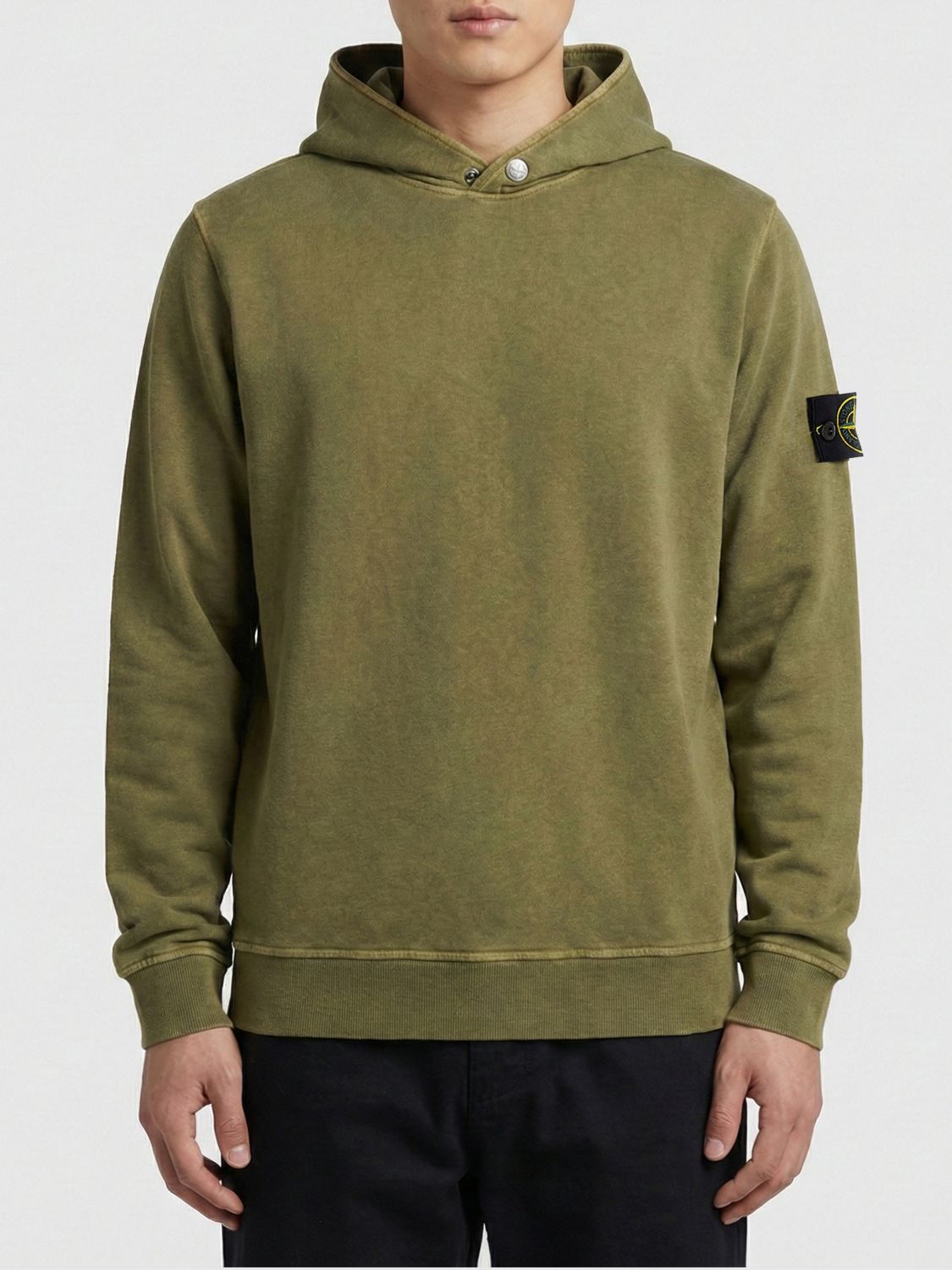 STONE ISLAND Cotton Hoodie　STONE ISLAND コットンパーカー STONE