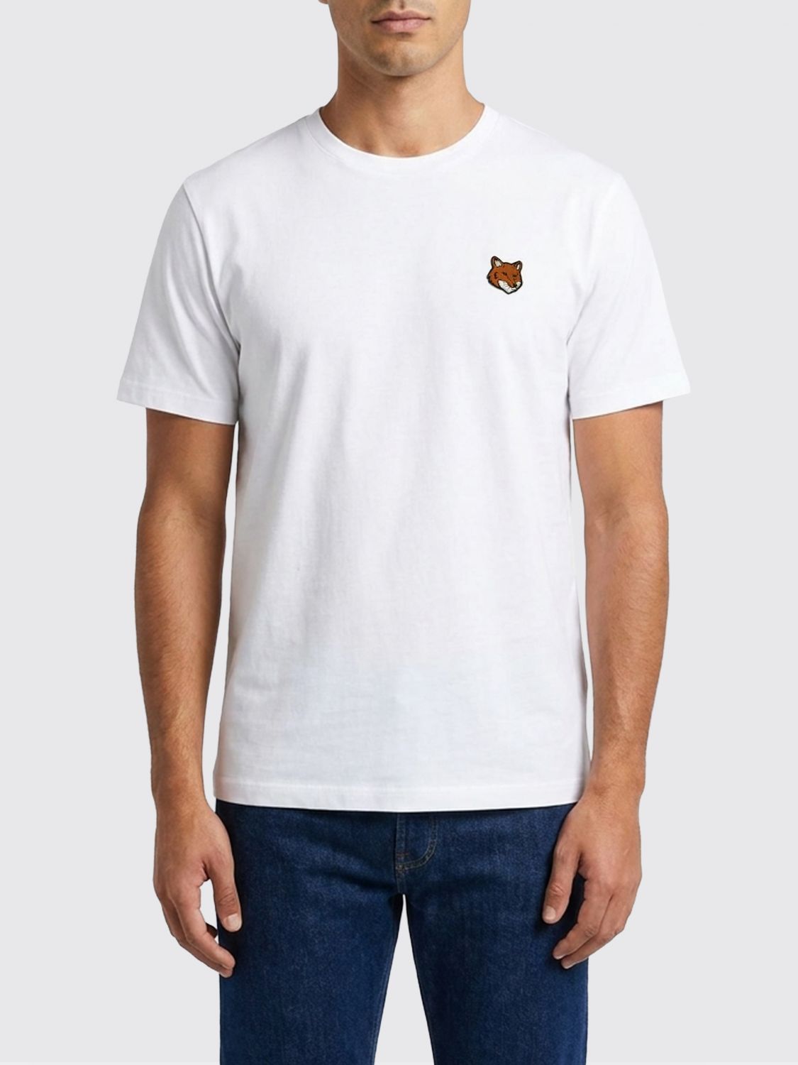 MAISON KITSUNÉ T-Shirt aus Baumwolle mit Logo