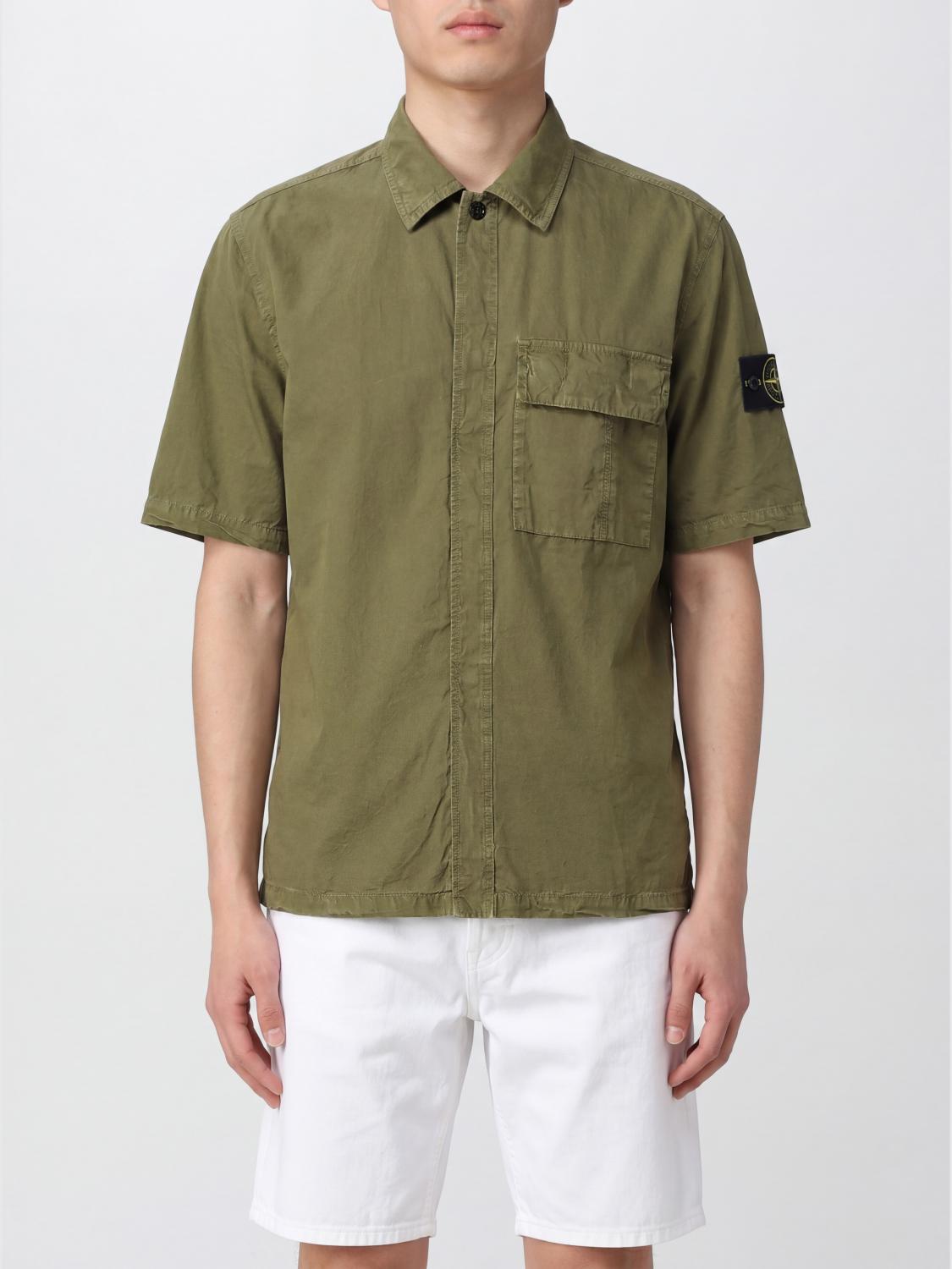 STONE ISLAND Camicia casual in cotone
