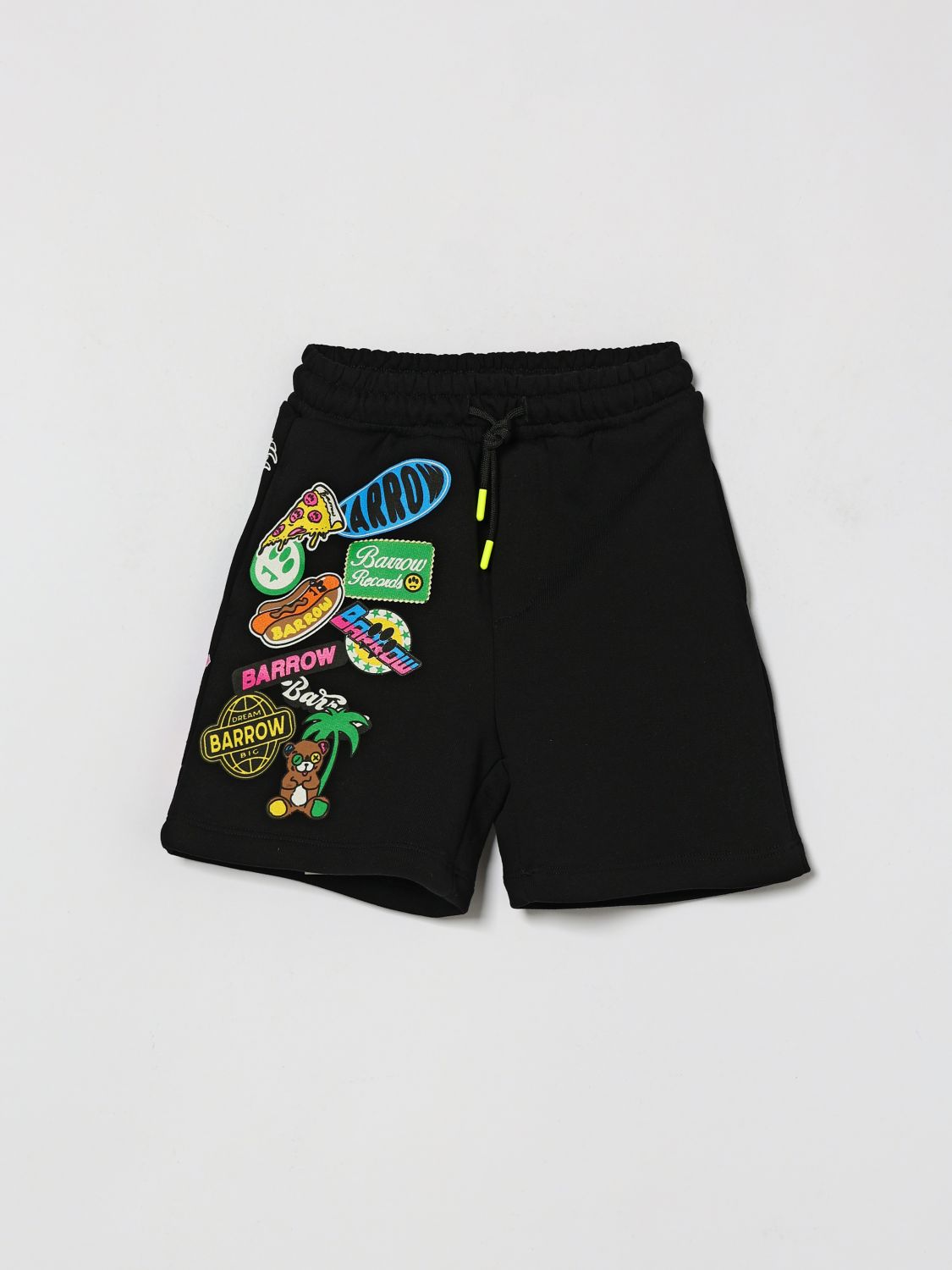 BARROW KIDS Pantaloncini jogging in cotone con logo