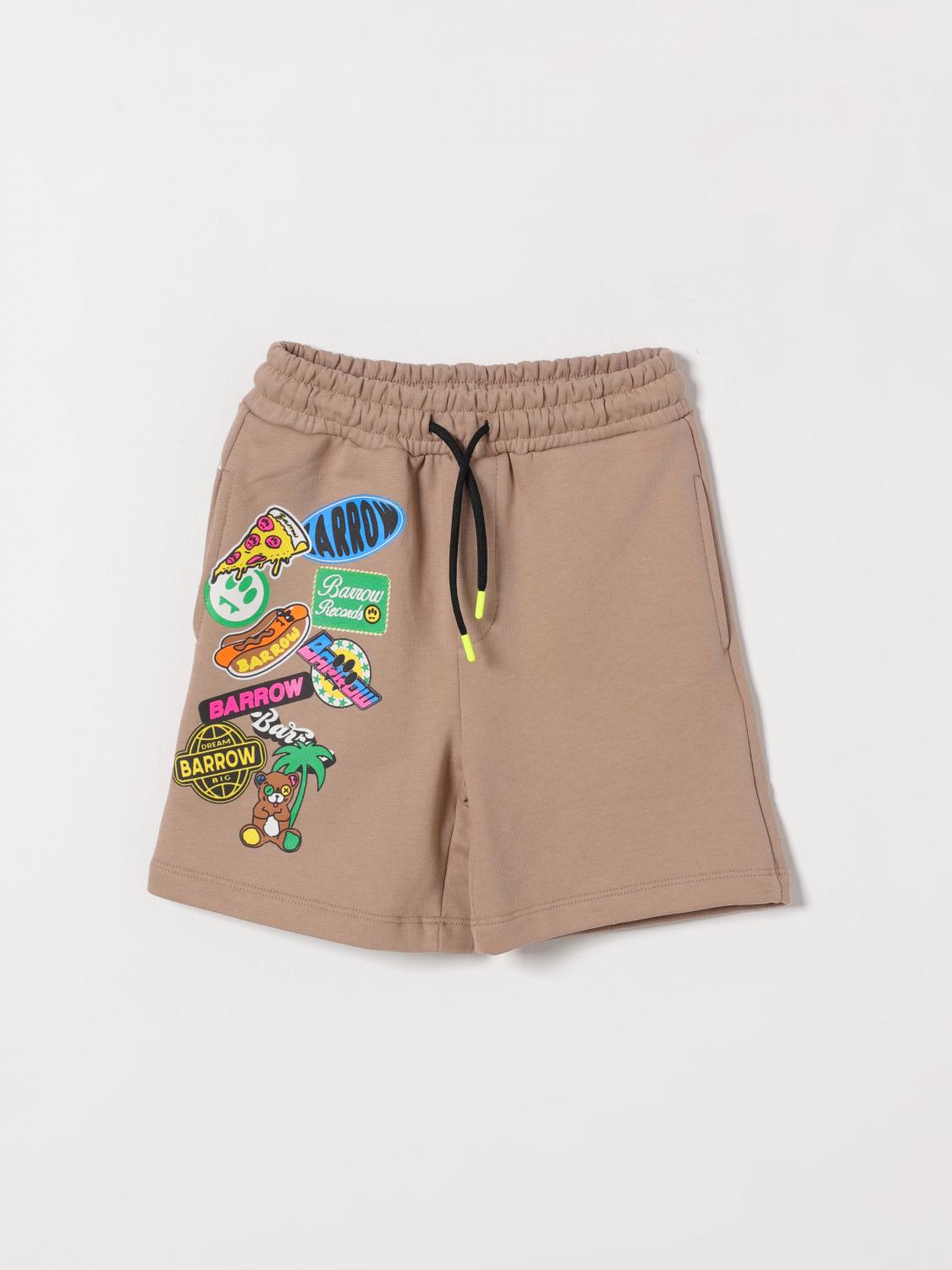 BARROW KIDS Baumwoll-Jogging-Shorts mit Logo