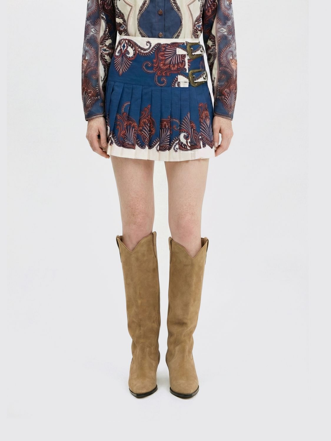 Gonna FARM RIO Donna colore Blue