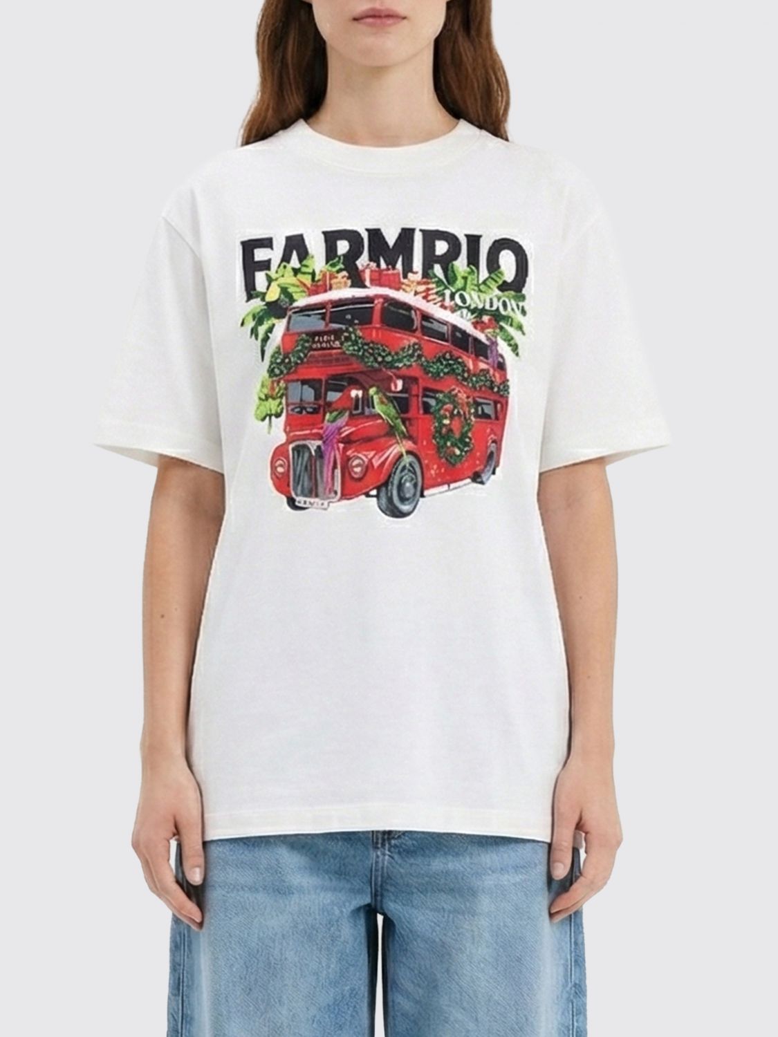 T-Shirts FARM RIO Donna colore Bianco