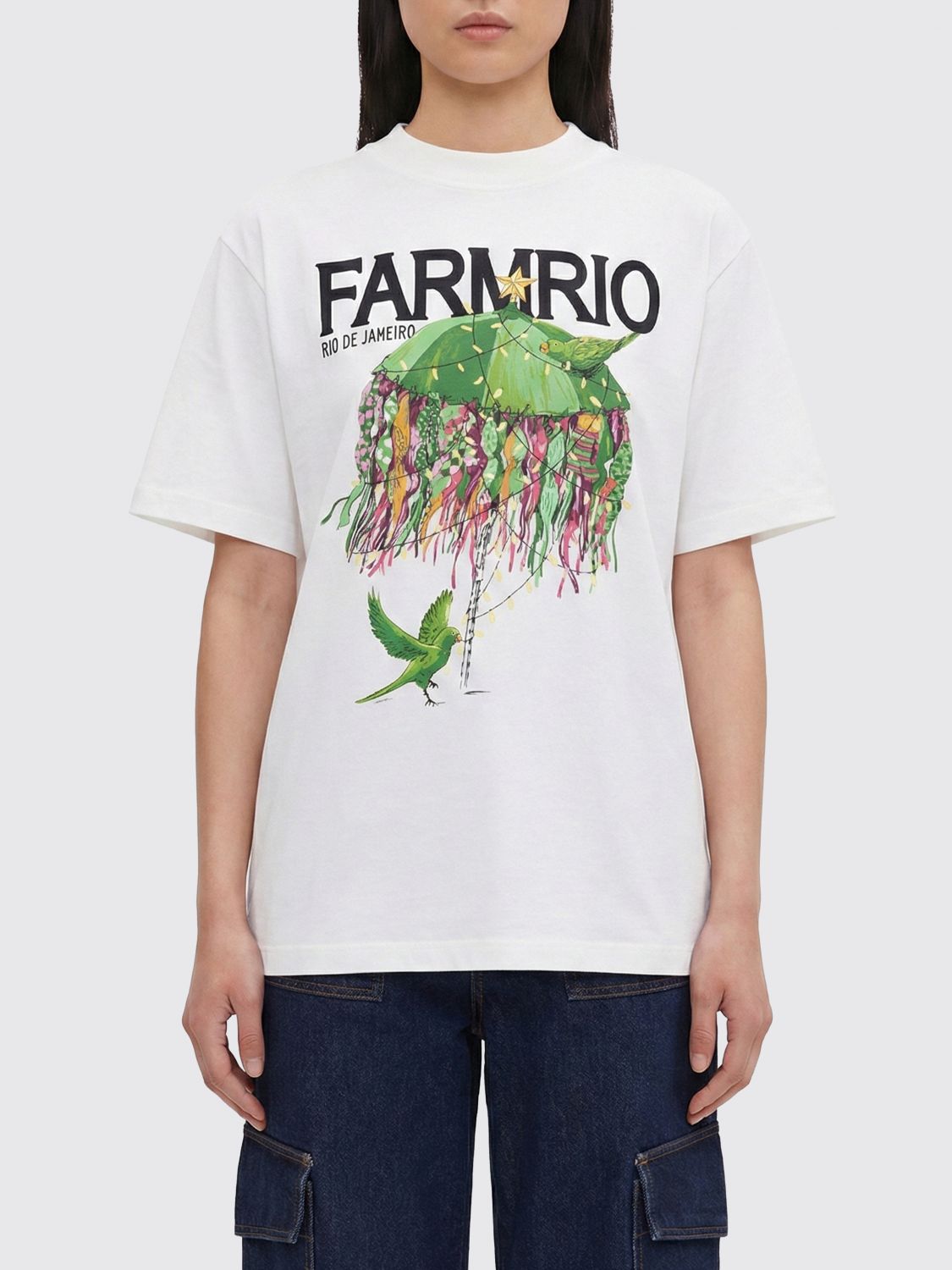 T-Shirts FARM RIO Donna colore Bianco
