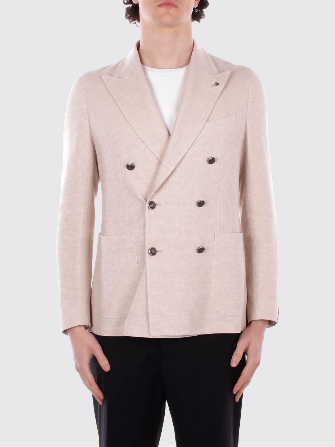 TAGLIATORE Zweireihiger Blazer aus Baumwollmischung