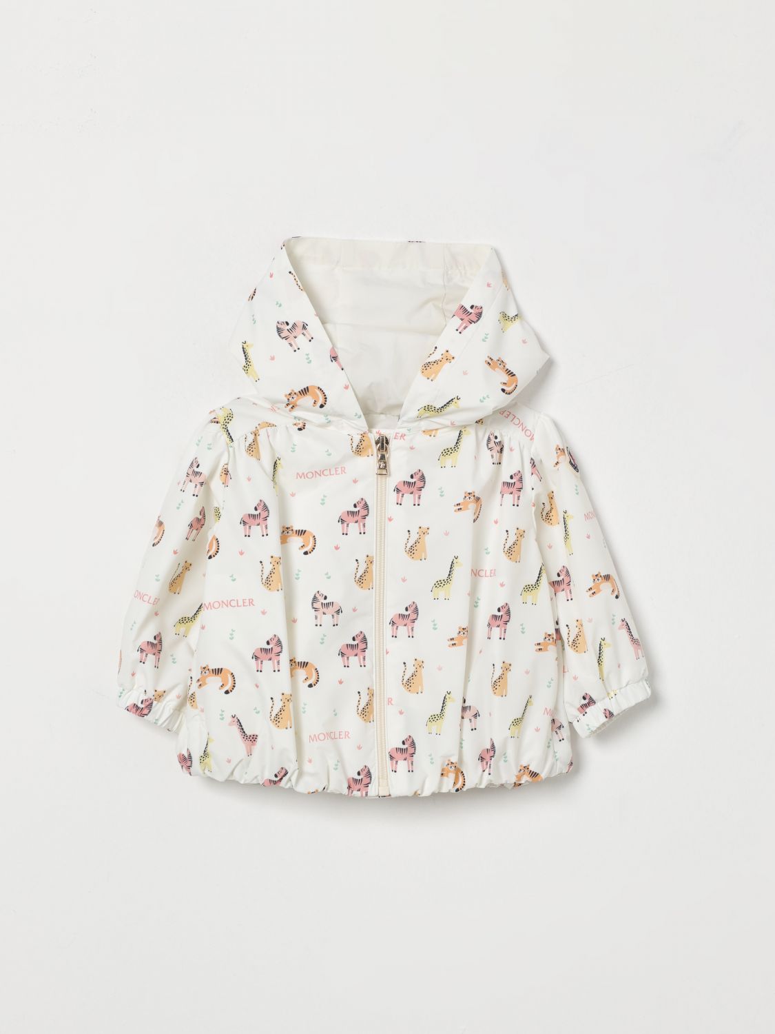 MONCLER Printed Hooded Windbreaker　MONCLER プリント フード付きウインドブレーカー MONCLER