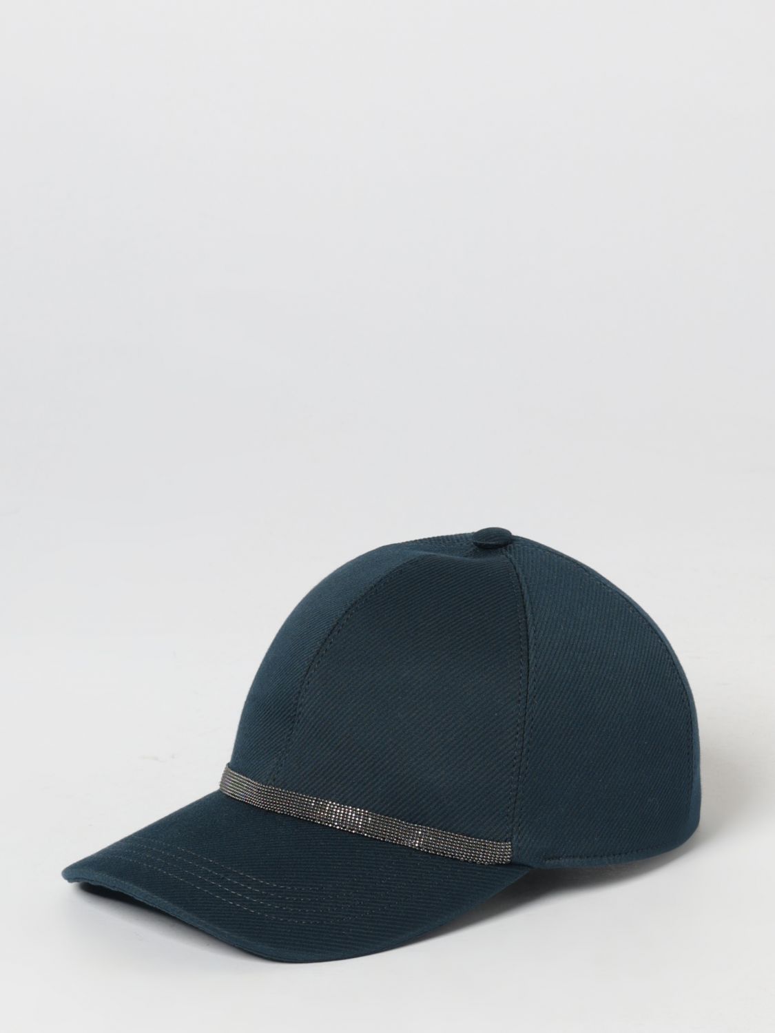 BRUNELLO CUCINELLI Baumwoll-Twill-Hut mit Monile