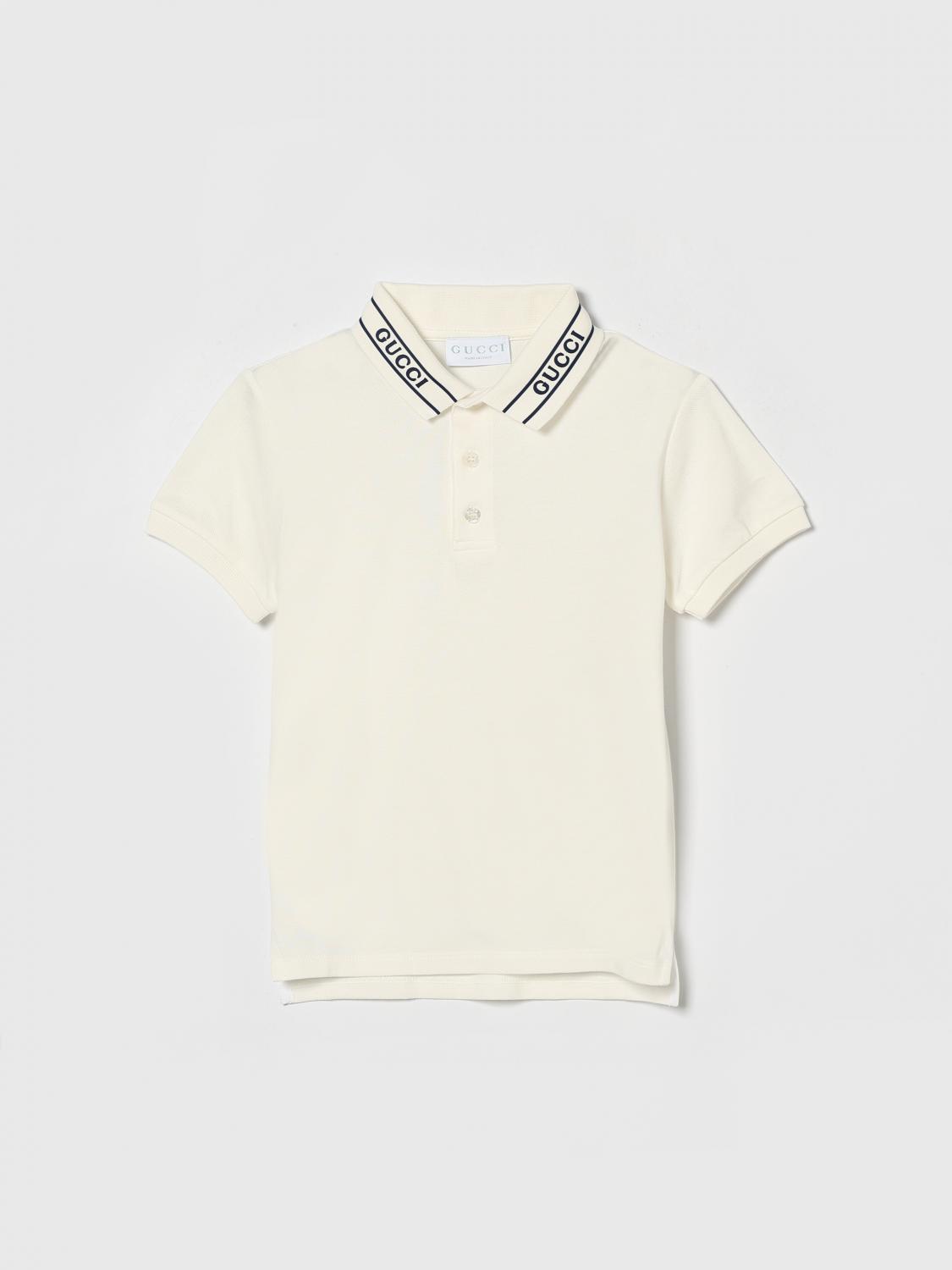 GUCCI Polo in cotone con logo