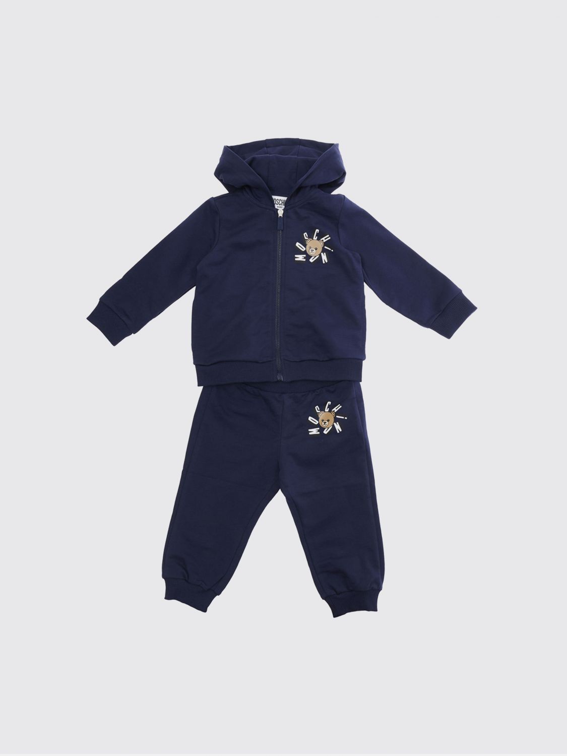 MOSCHINO Coordinato in cotone Teddy