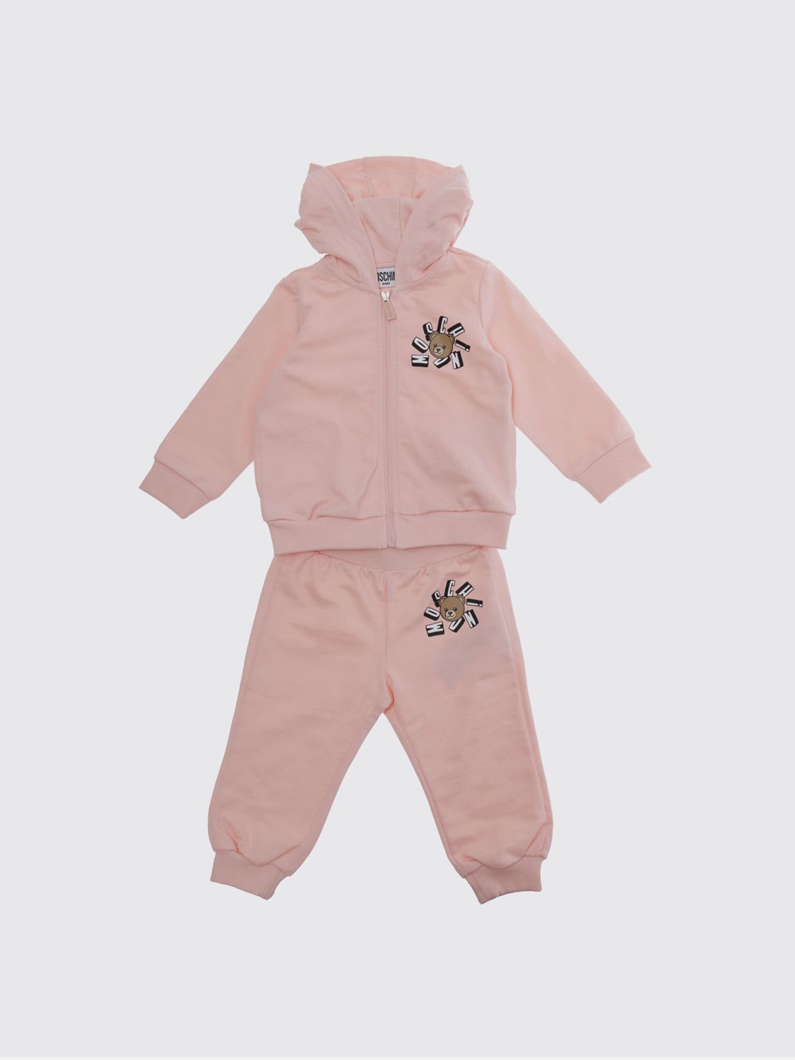 MOSCHINO Coordinato in cotone Teddy