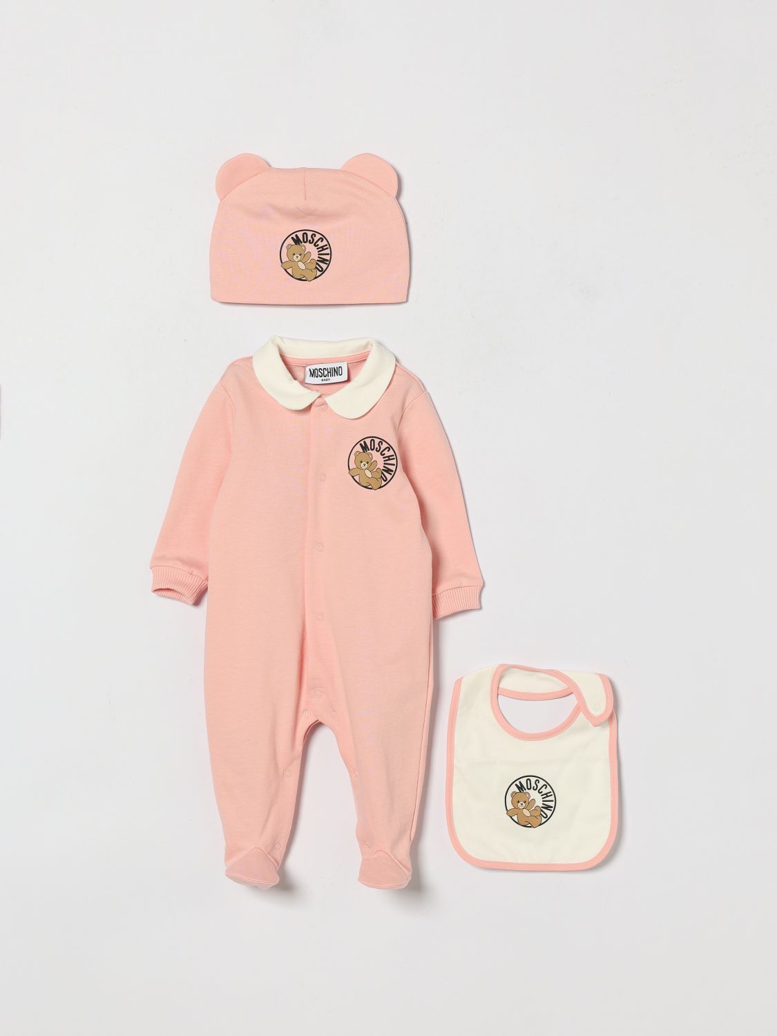 MOSCHINO Coordinato in cotone Teddy