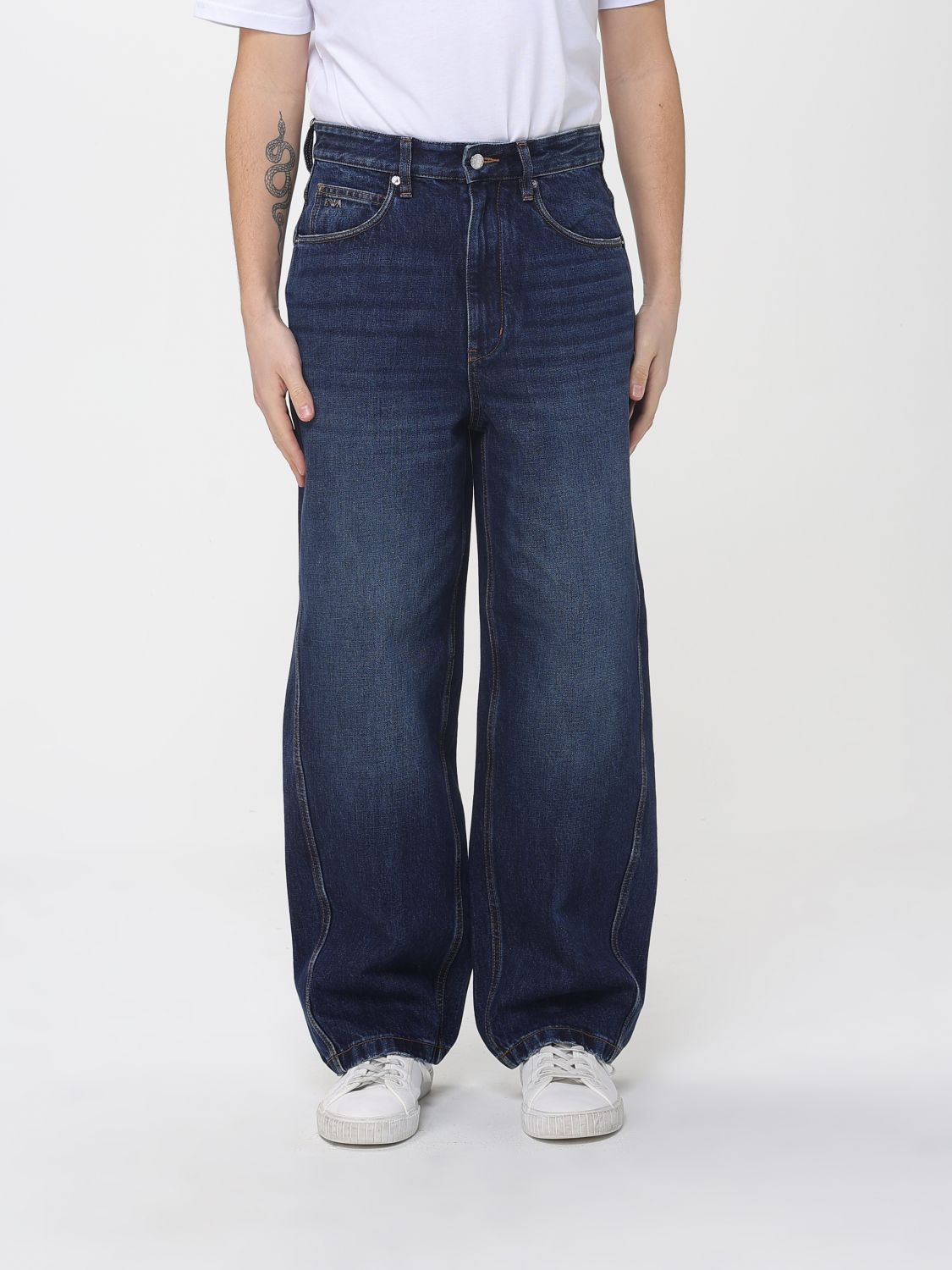 EMPORIO ARMANI Weite Jeans aus Denim
