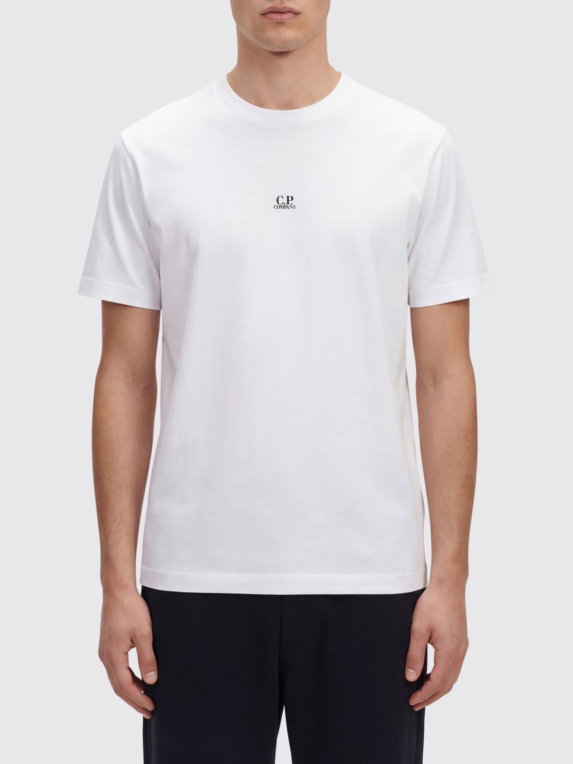 C. P. COMPANY Baumwoll-T-Shirt mit Logo