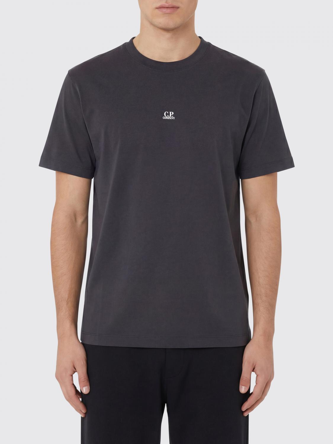 C. P. COMPANY Baumwoll-T-Shirt mit Logo