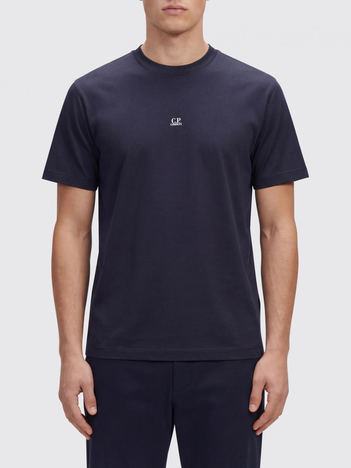 C. P. COMPANY Baumwoll-T-Shirt mit Logo