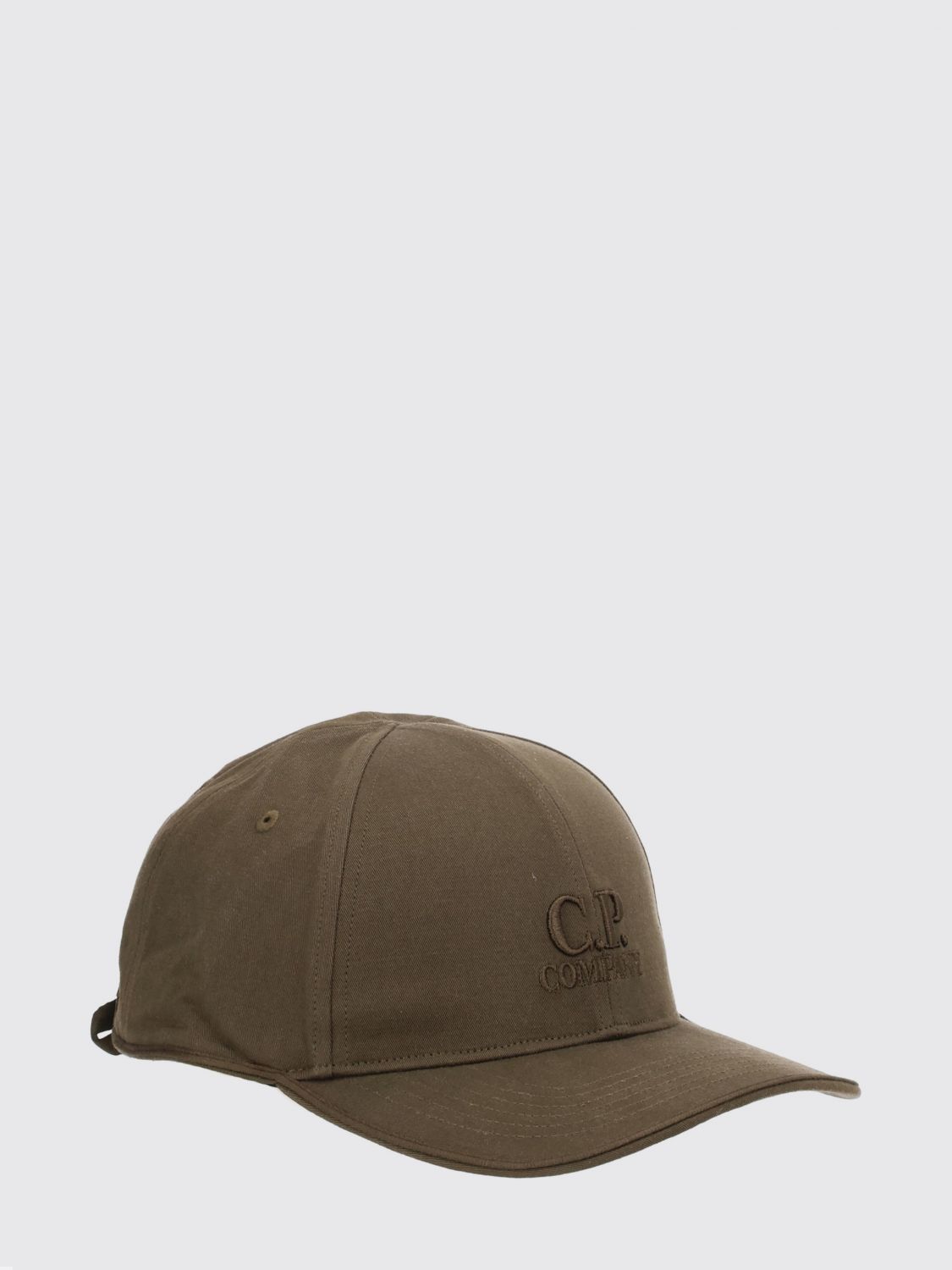 C. P. COMPANY Cappello in cotone con logo ricamato