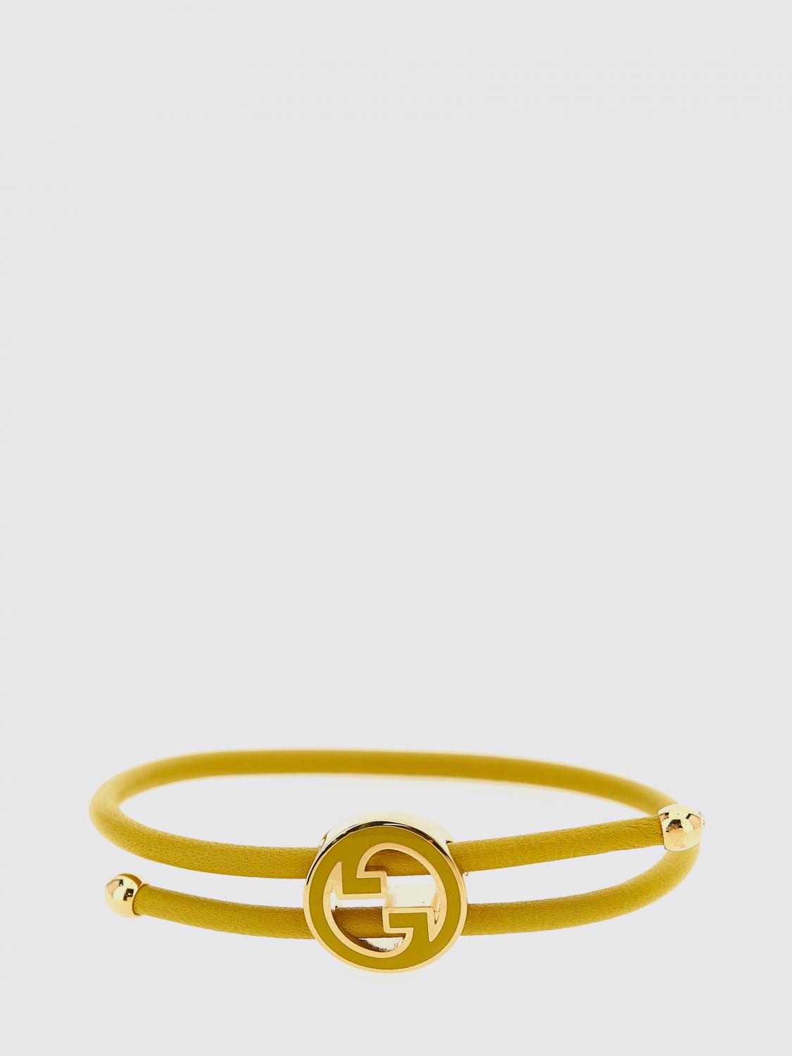 GUCCI Bracciale con Incrocio GG Tondo smaltato