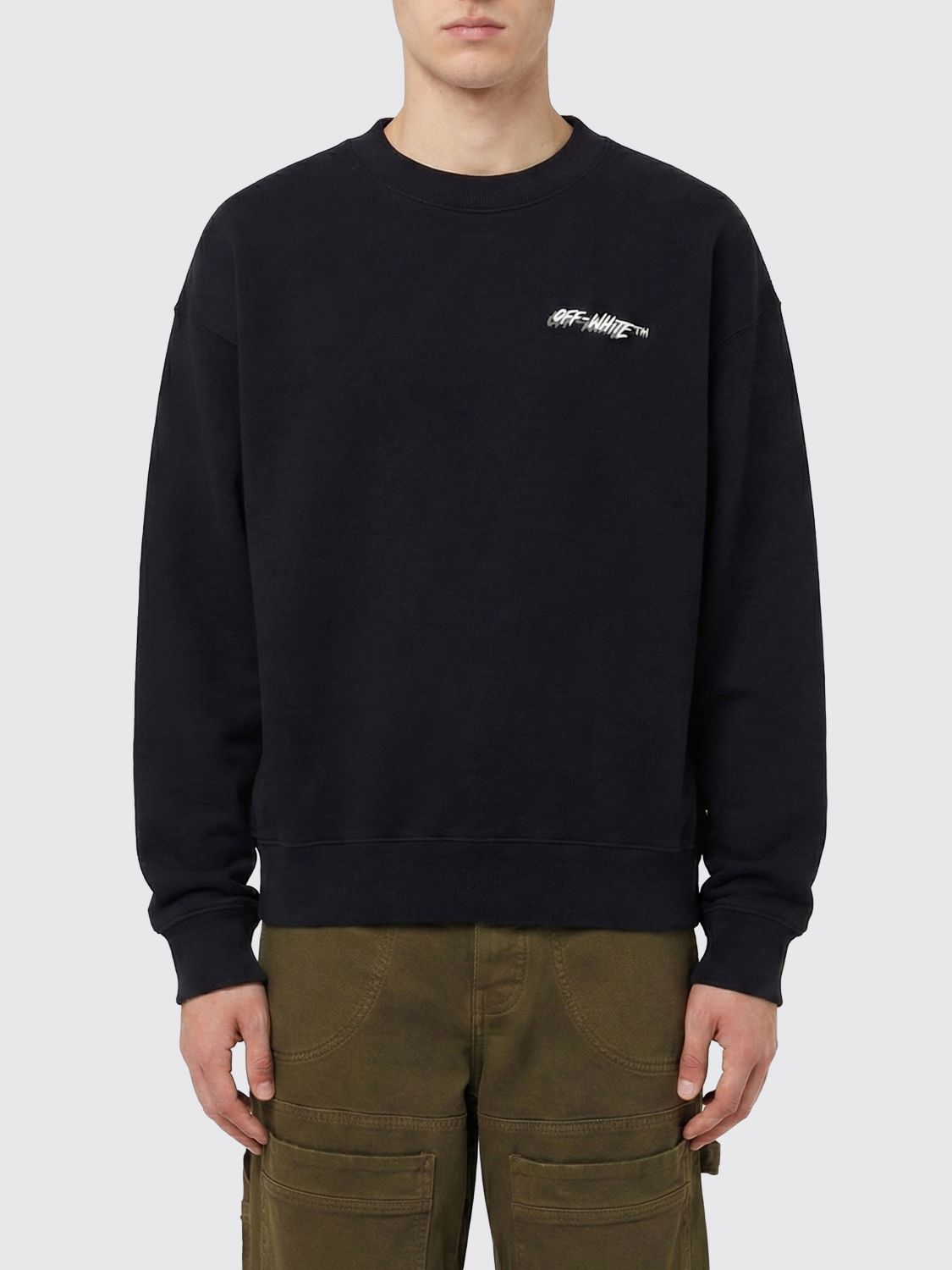 Off-White Off-White Logo Crewneck Sweatshirt　オフホワイト ロゴ クルーネック スウェットシャツ