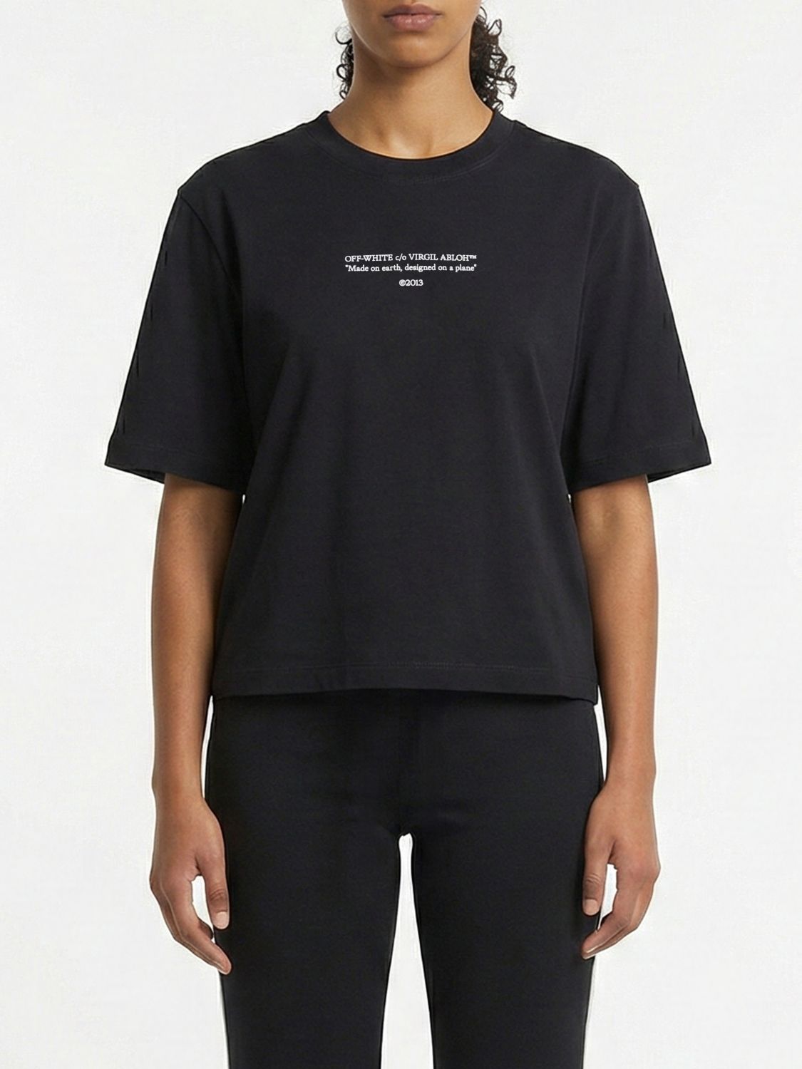 Off-White Baumwoll-T-Shirts mit Logo