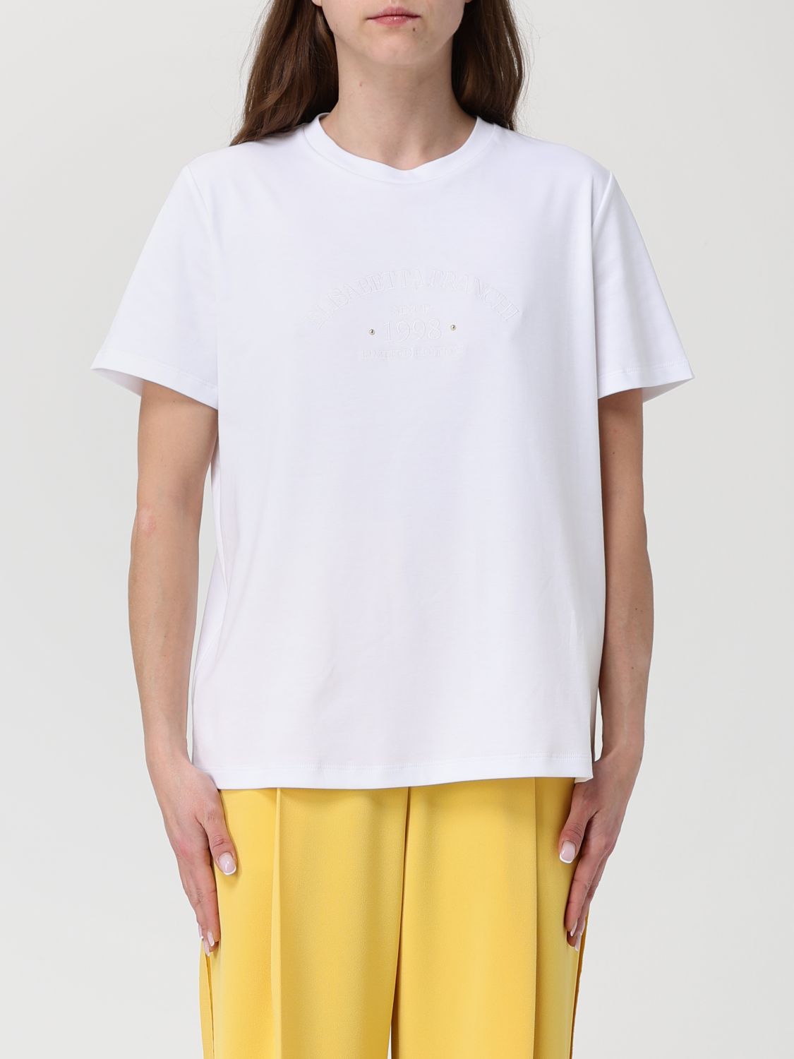 ELISABETTA FRANCHI Baumwoll-T-Shirts
