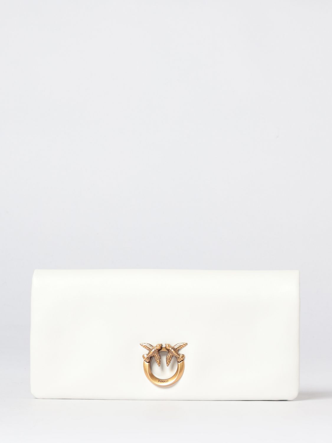 PINKO Click Soft Horizontal Classic Lederclutch