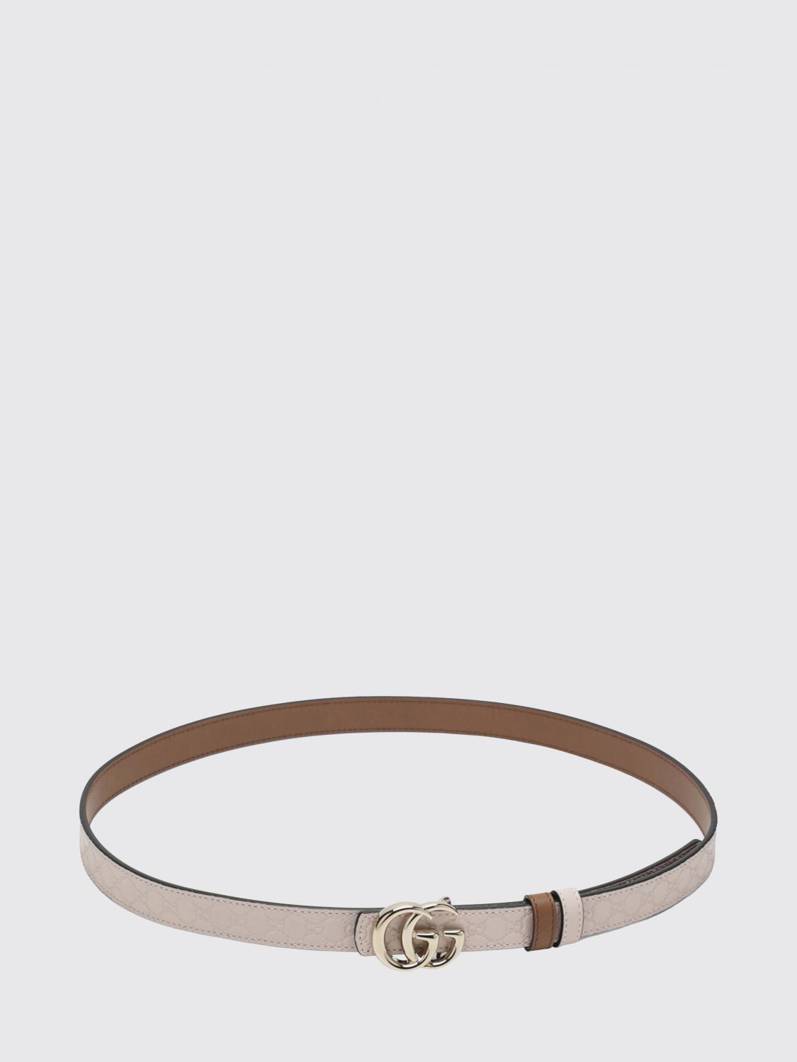 GUCCI Cintura GG Marmont in pelle