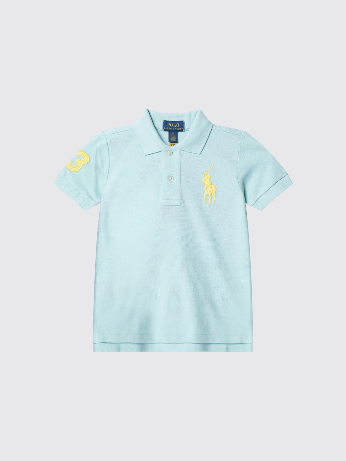 POLO RALPH LAUREN Polo Shirt Kids color Turquoise
