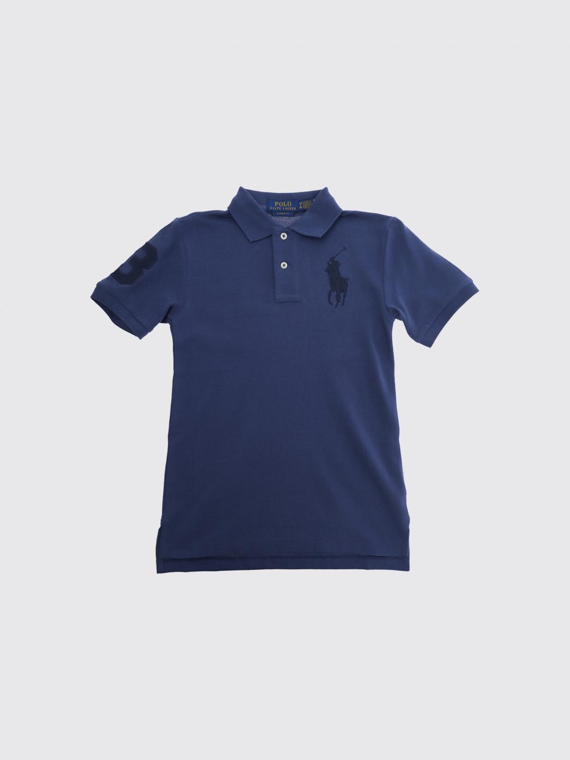 POLO RALPH LAUREN Polo Shirt Kids color Blue