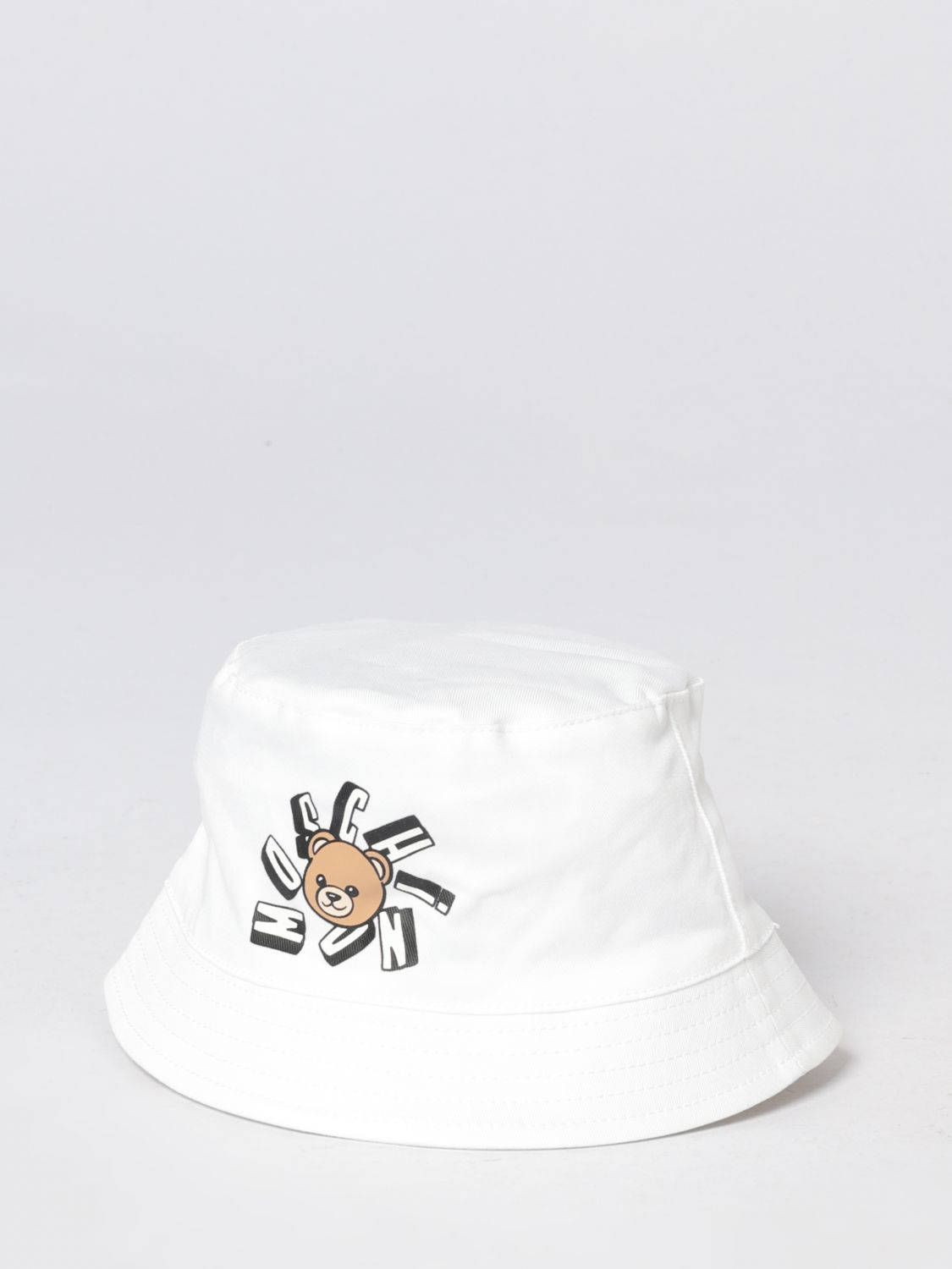 MOSCHINO Teddy Fischerhut aus Baumwolle