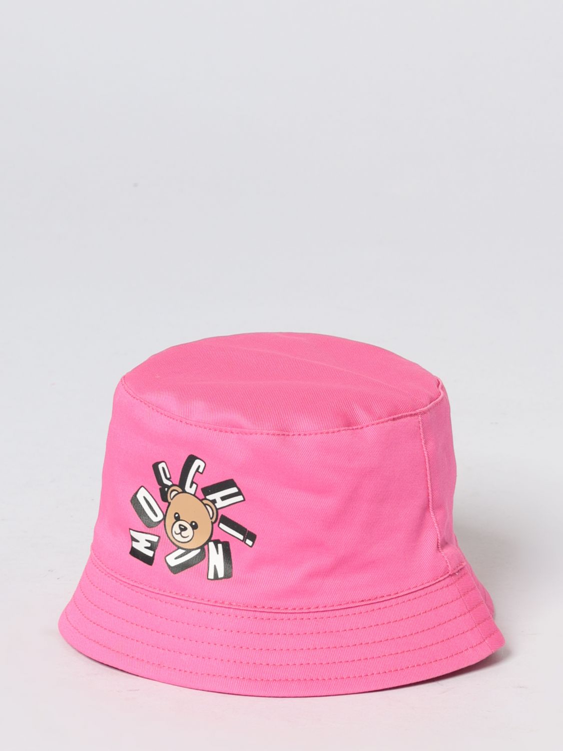 MOSCHINO Teddy Fischerhut aus Baumwolle