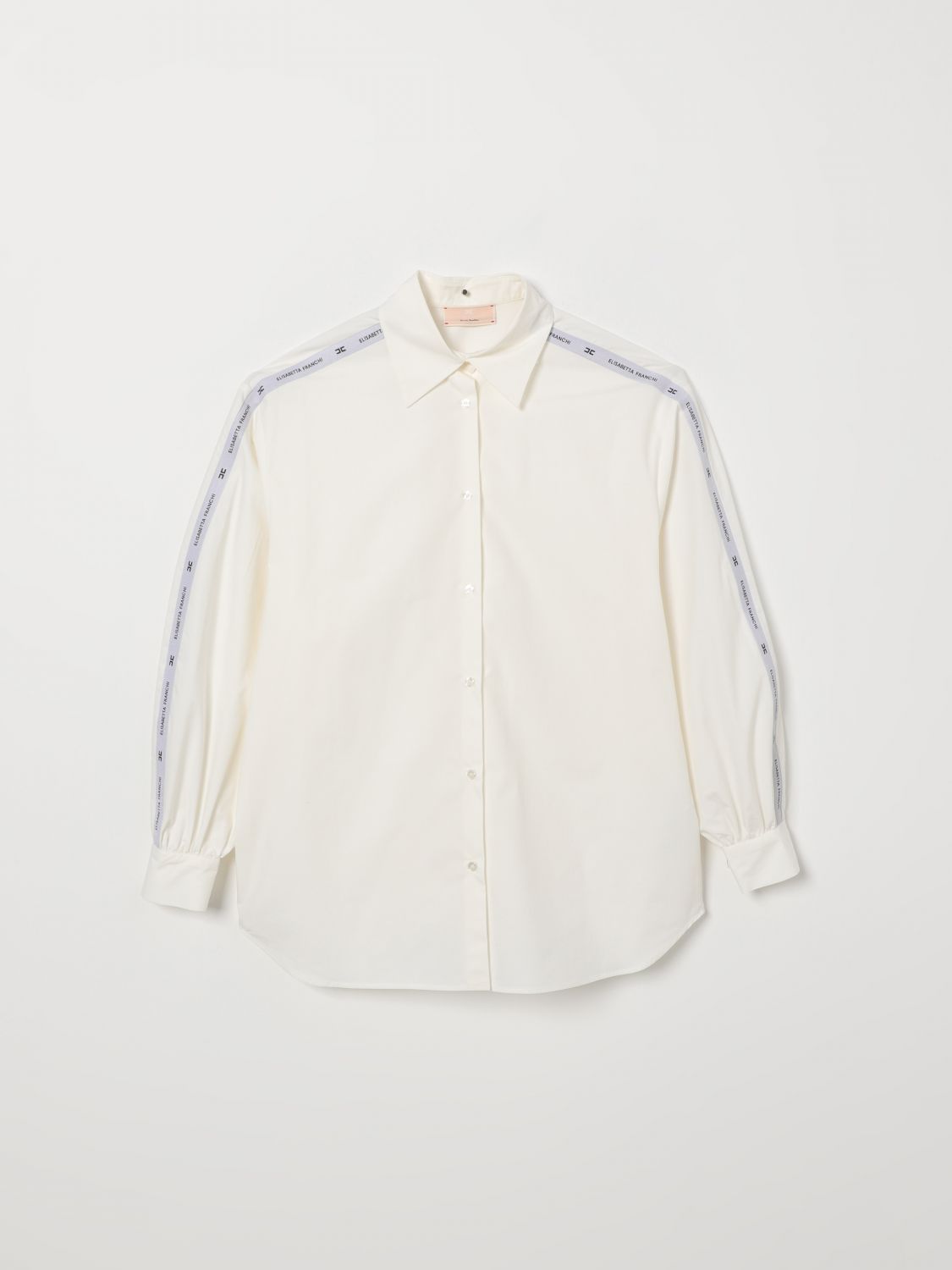 ELISABETTA FRANCHI LA MIA BAMBINA Baumwollhemd mit Logo