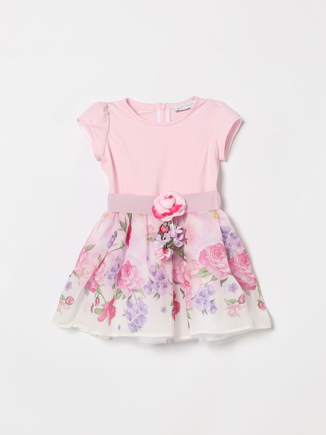 MONNALISA Baumwollkleid mit Blumenprint
