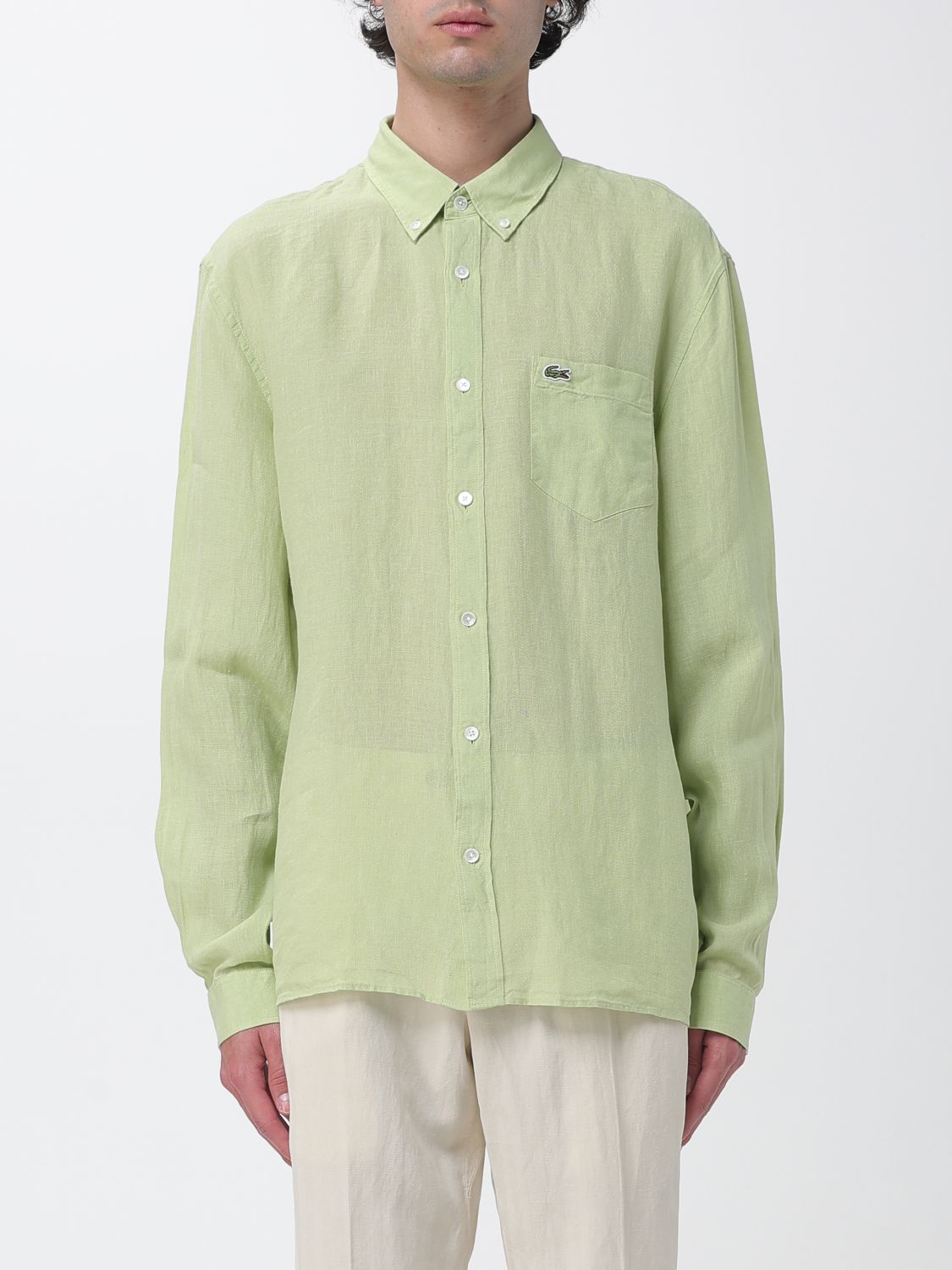 LACOSTE Camicia in lino