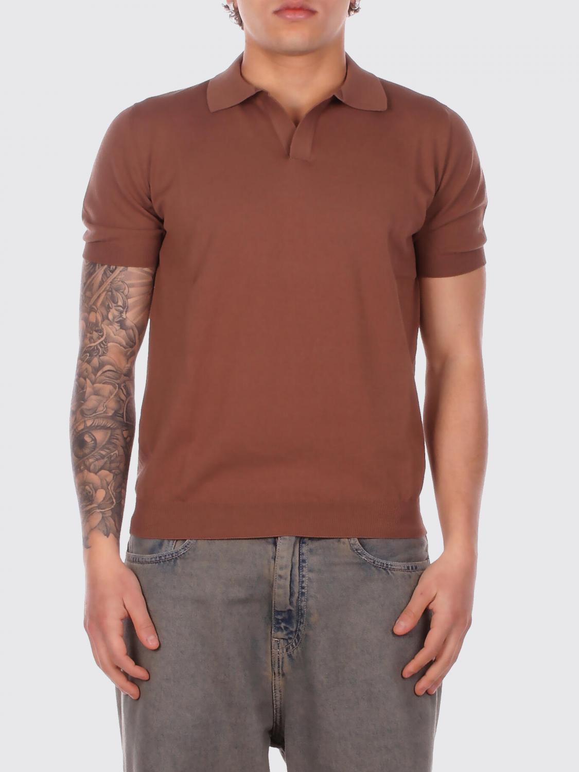 TAGLIATORE Cotton Knit Polo Shirt　TAGLIATORE コットンニットポロシャツ TAGLIATORE