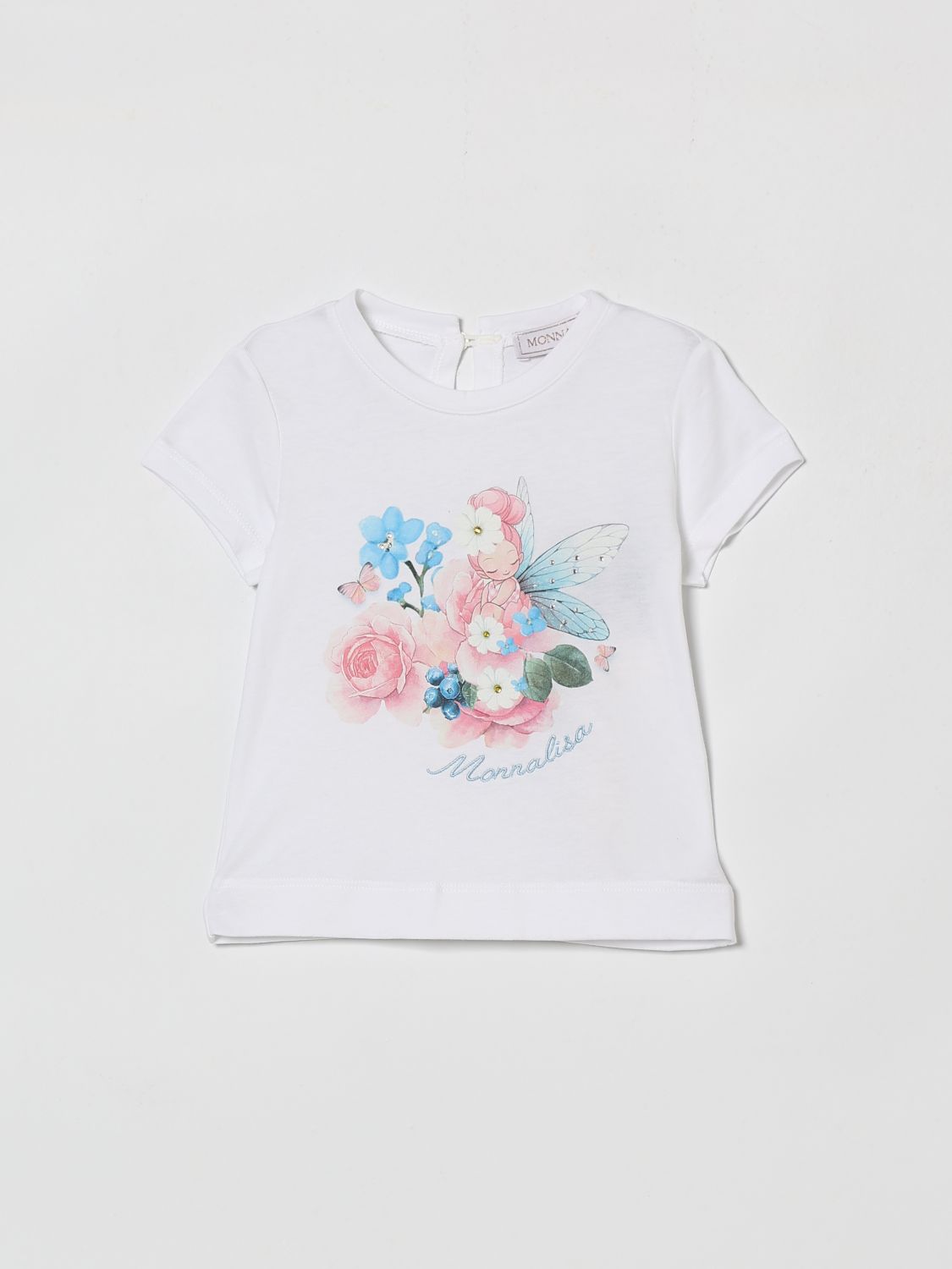 MONNALISA Baumwoll-T-Shirt mit Blumenprint