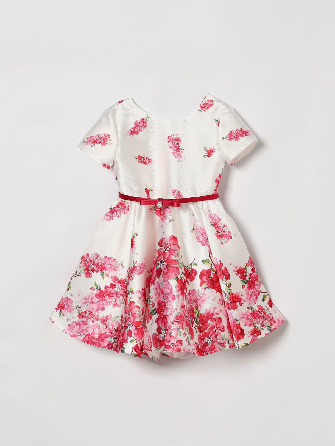 MONNALISA Satin-Kleid mit Blumenprint