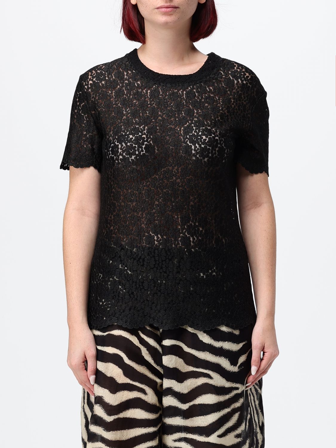 ERMANNO SCERVINO T-Shirt Woman color Black