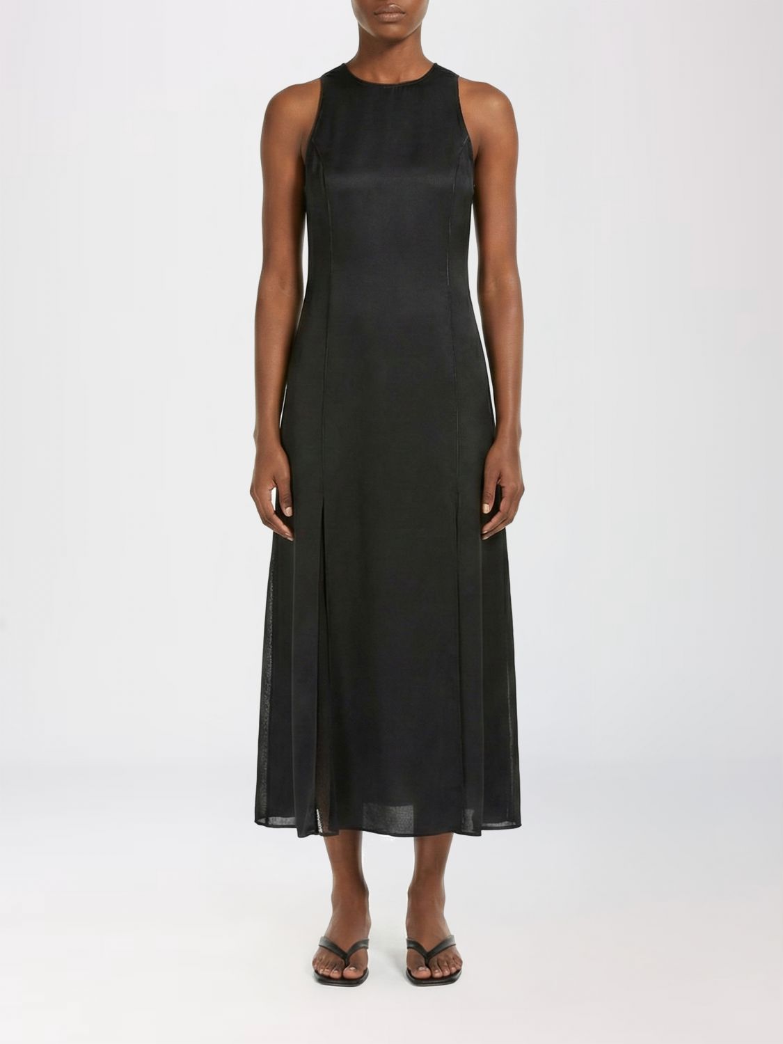 LOULOU DE SAISON Silk Midi Dress