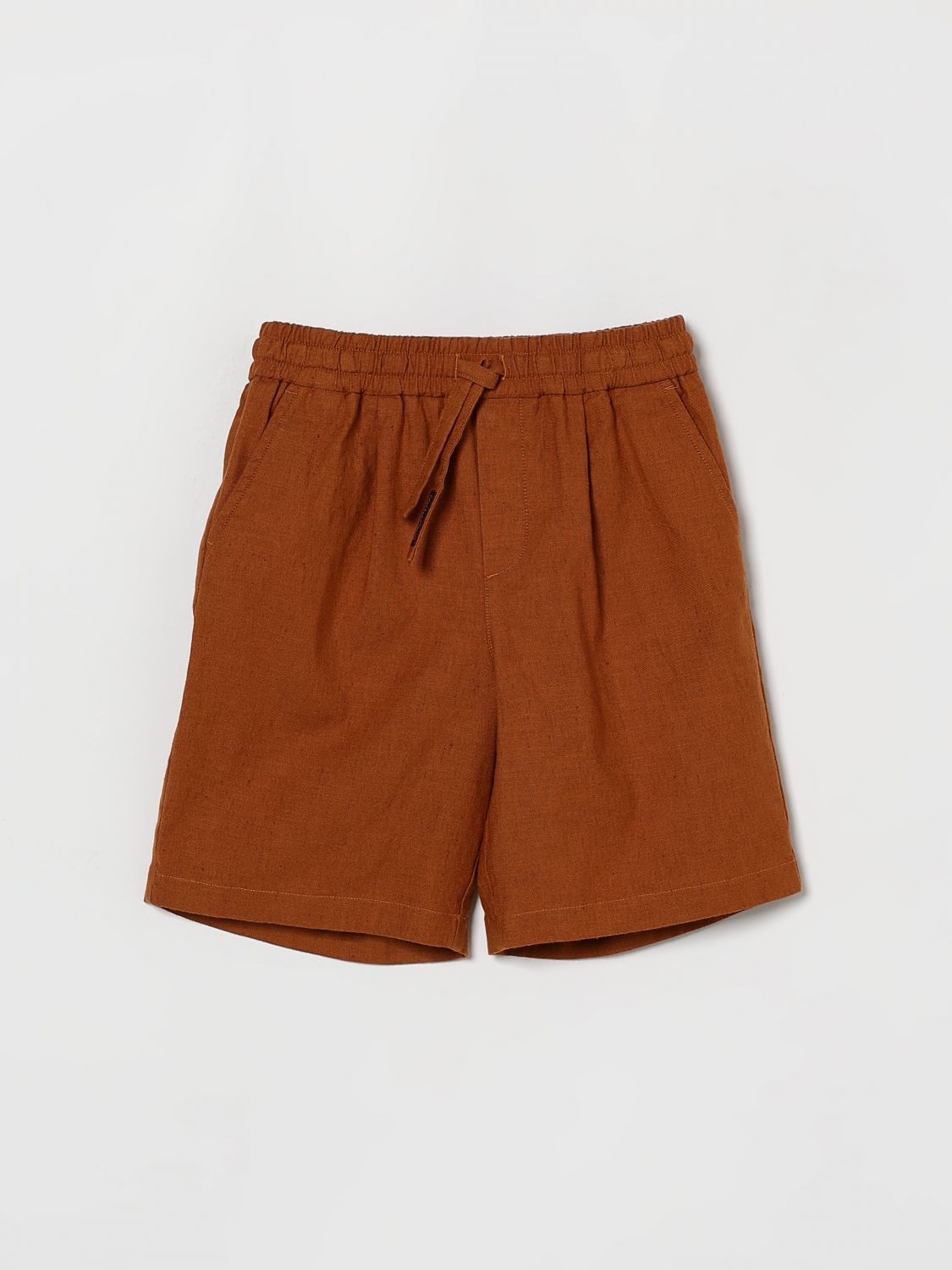 DOLCE & GABBANA Leinen-Mischgewebe-Shorts mit Kordelzug