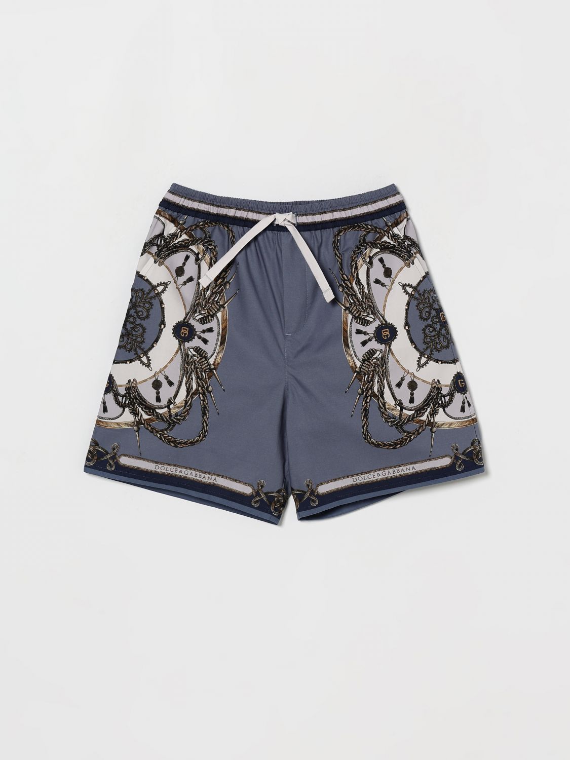 DOLCE & GABBANA Bedruckte Baumwollshorts