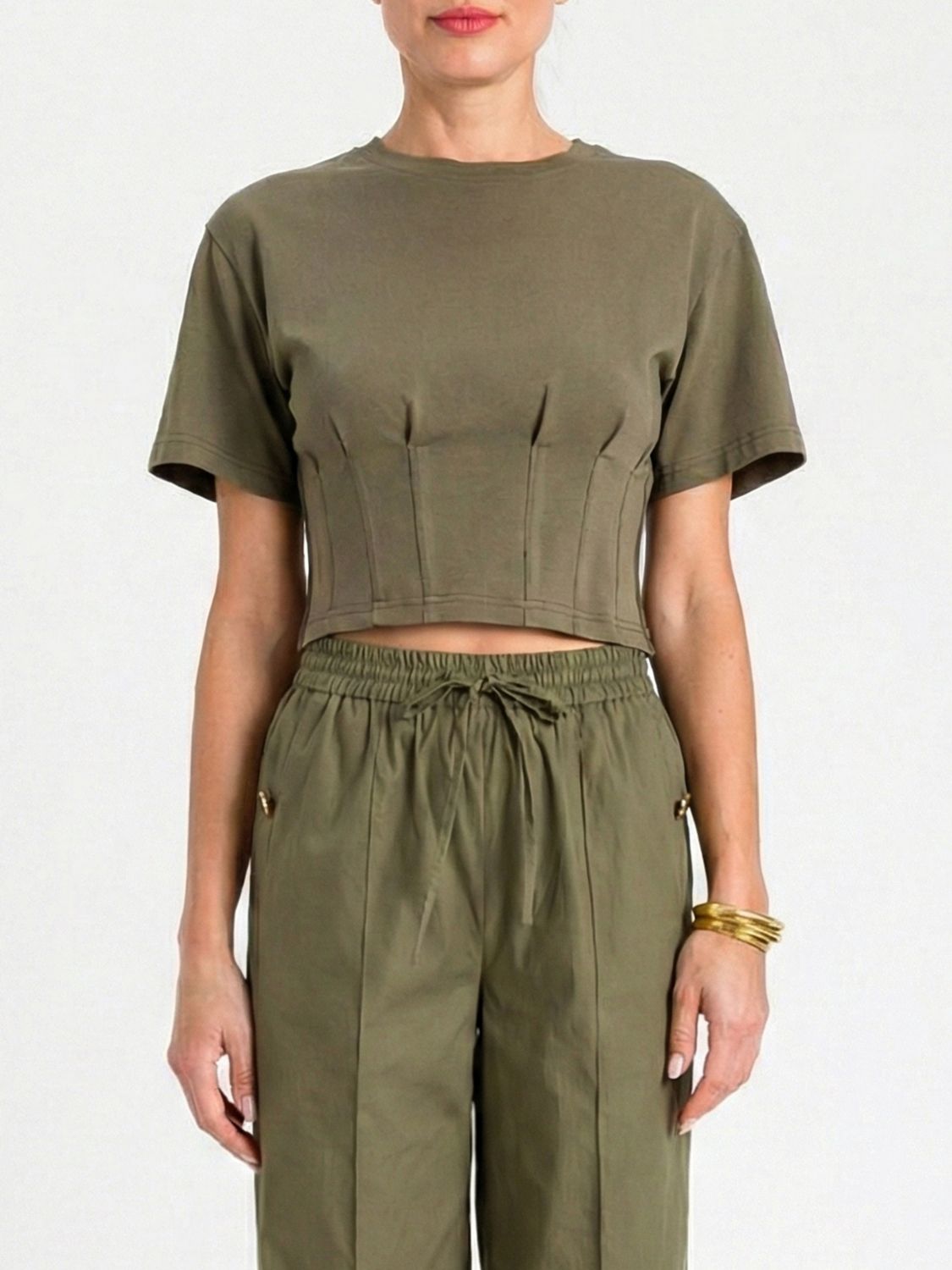 Twinset Baumwoll-Korsett-T-Shirts