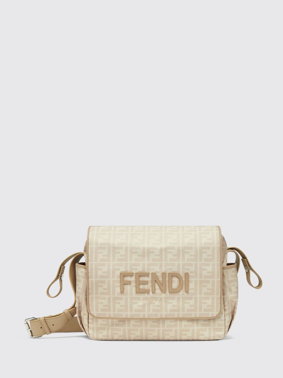 FENDI Diaper bag in poliammide con monogram FF stampato