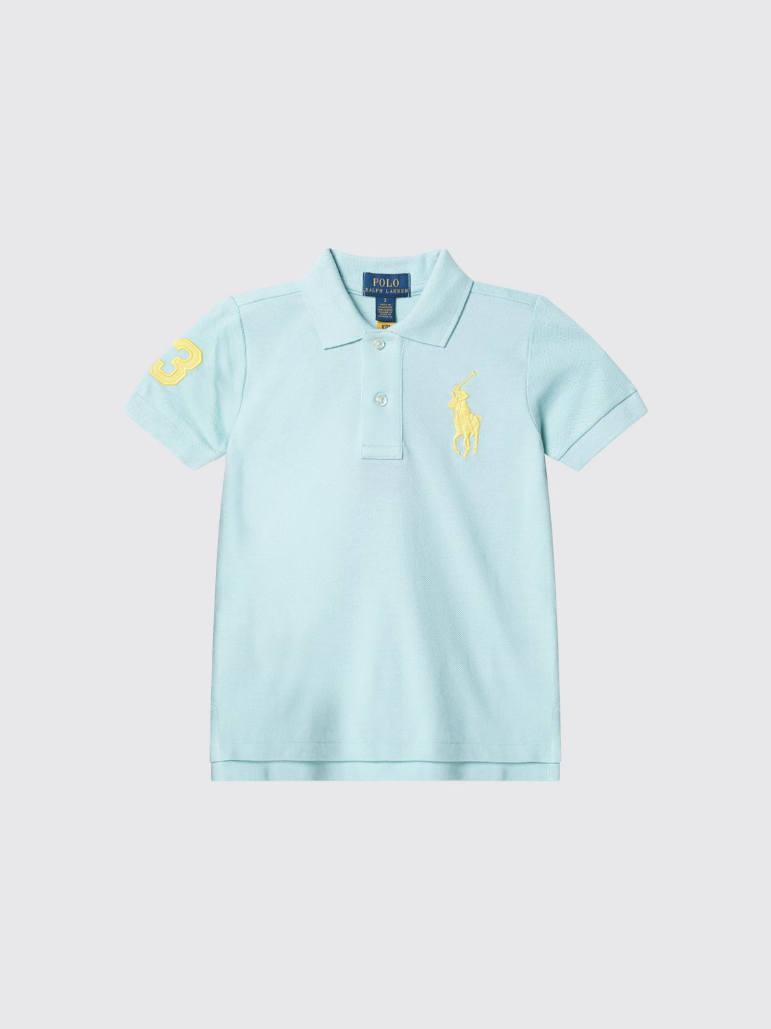 POLO RALPH LAUREN Polo Shirt Kids color Turquoise