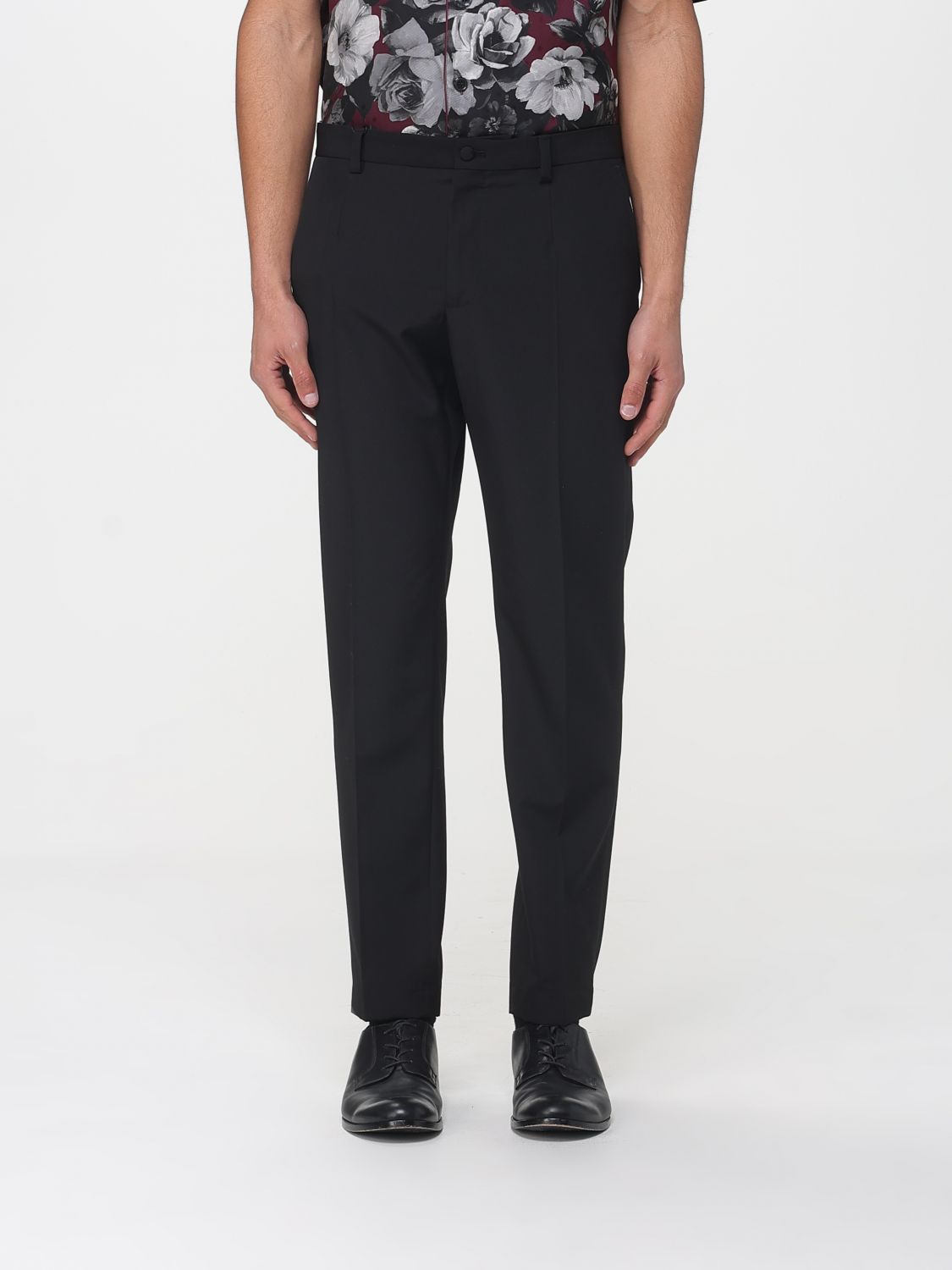 DOLCE & GABBANA Slim Fit Hose aus Schurwolle