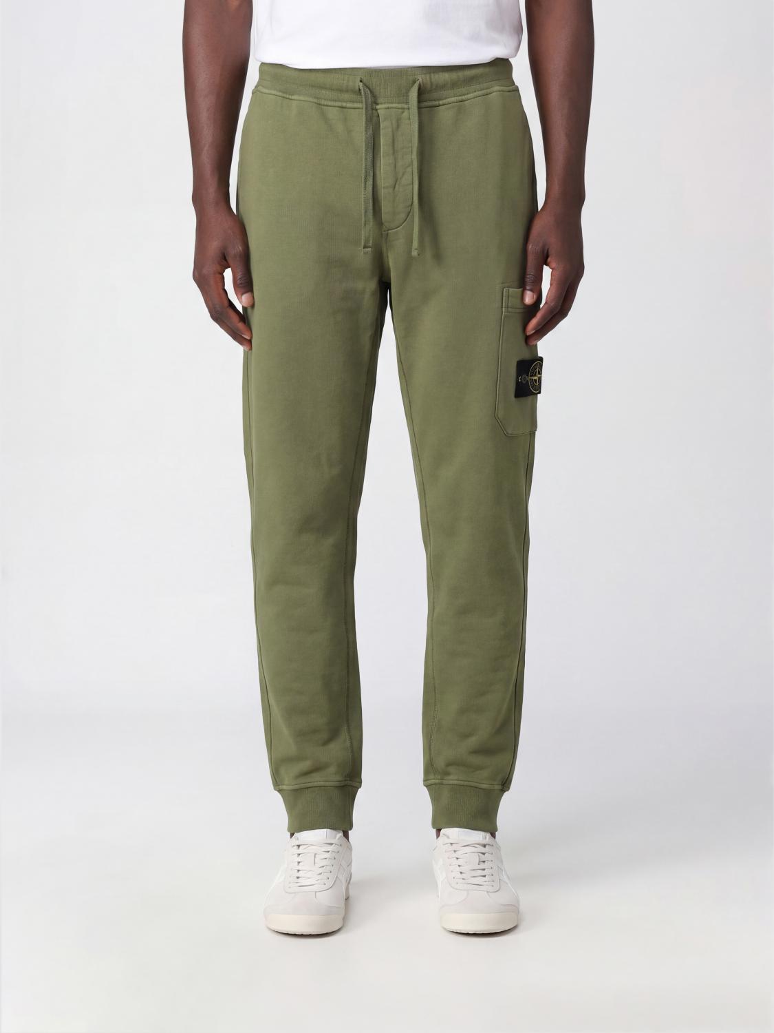 STONE ISLAND Pantaloni cargo in cotone stretch