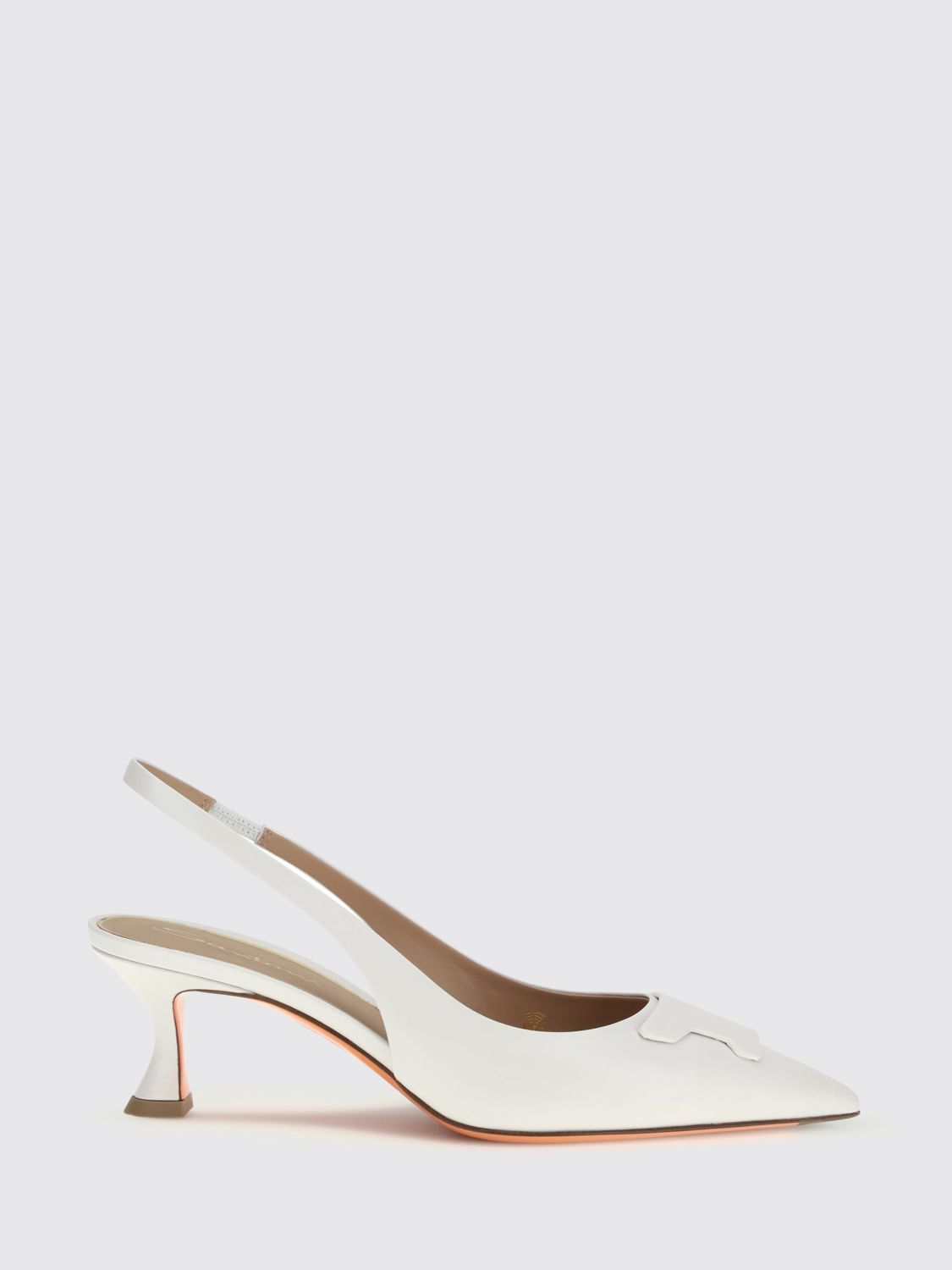 SANTONI Taylor Leather Slingback Pumps SANTONI