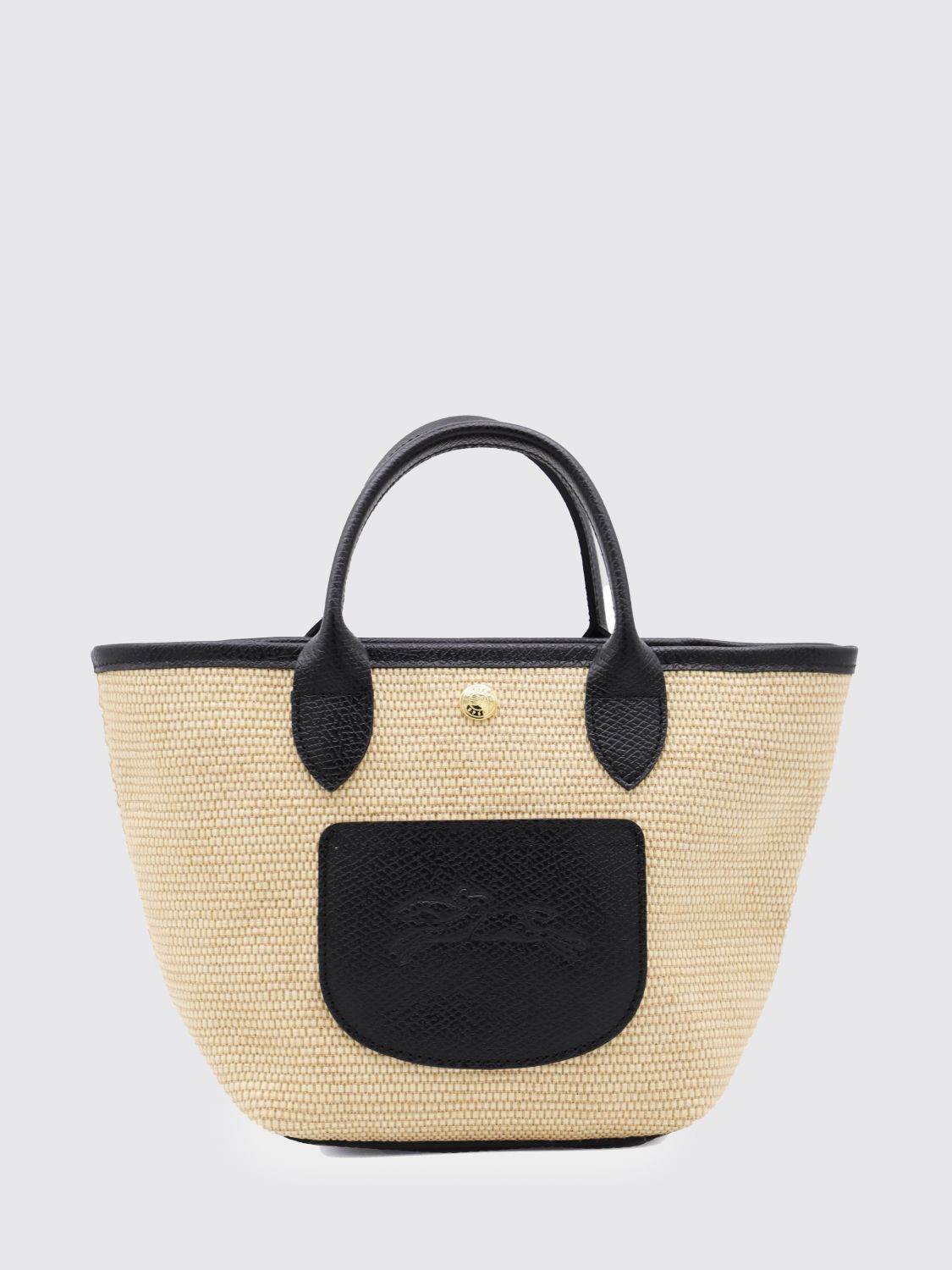 LONGCHAMP Borsa XS Le Pliage Collection in rafia e pelle